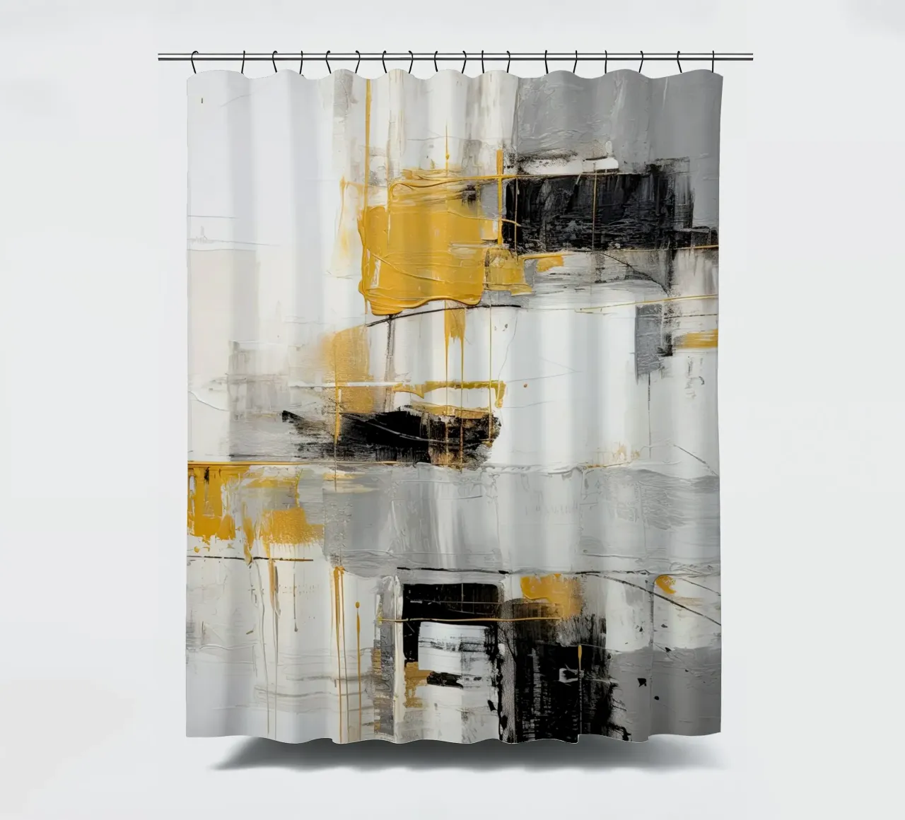 Abstract texture shower curtain by Imagine