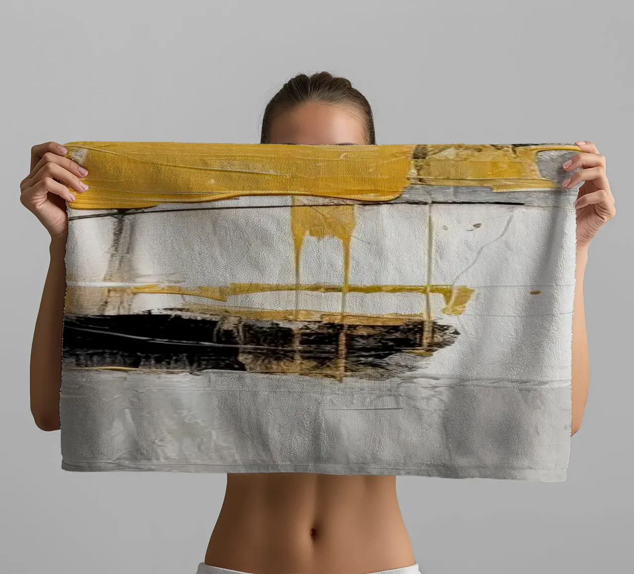 Abstract texture towel by Imagine