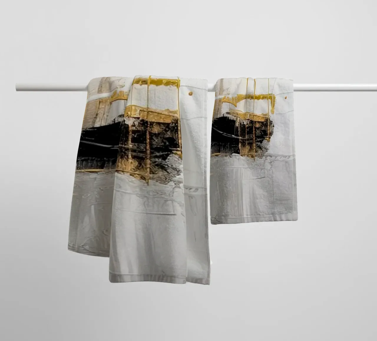 Abstract texture towel by Imagine