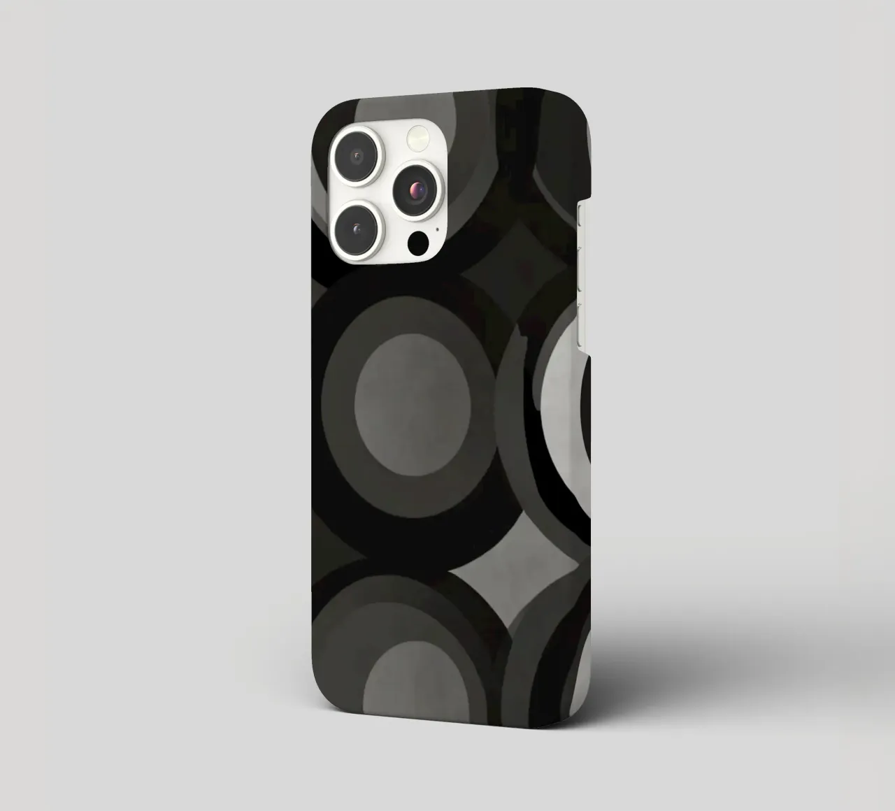 Motivo astratto di cerchi sovrapposti in varie tonalità di colore. cover iphone da DesignDoodle