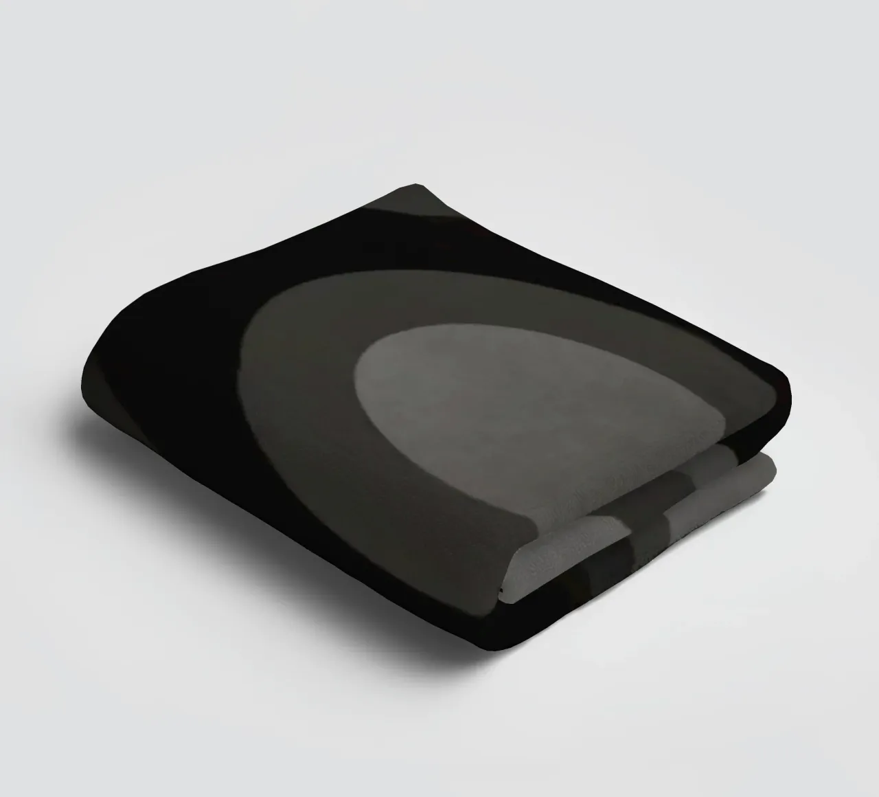 Motif abstrait de cercles se chevauchant dans différentes teintes. serviette de bain de DesignDoodle