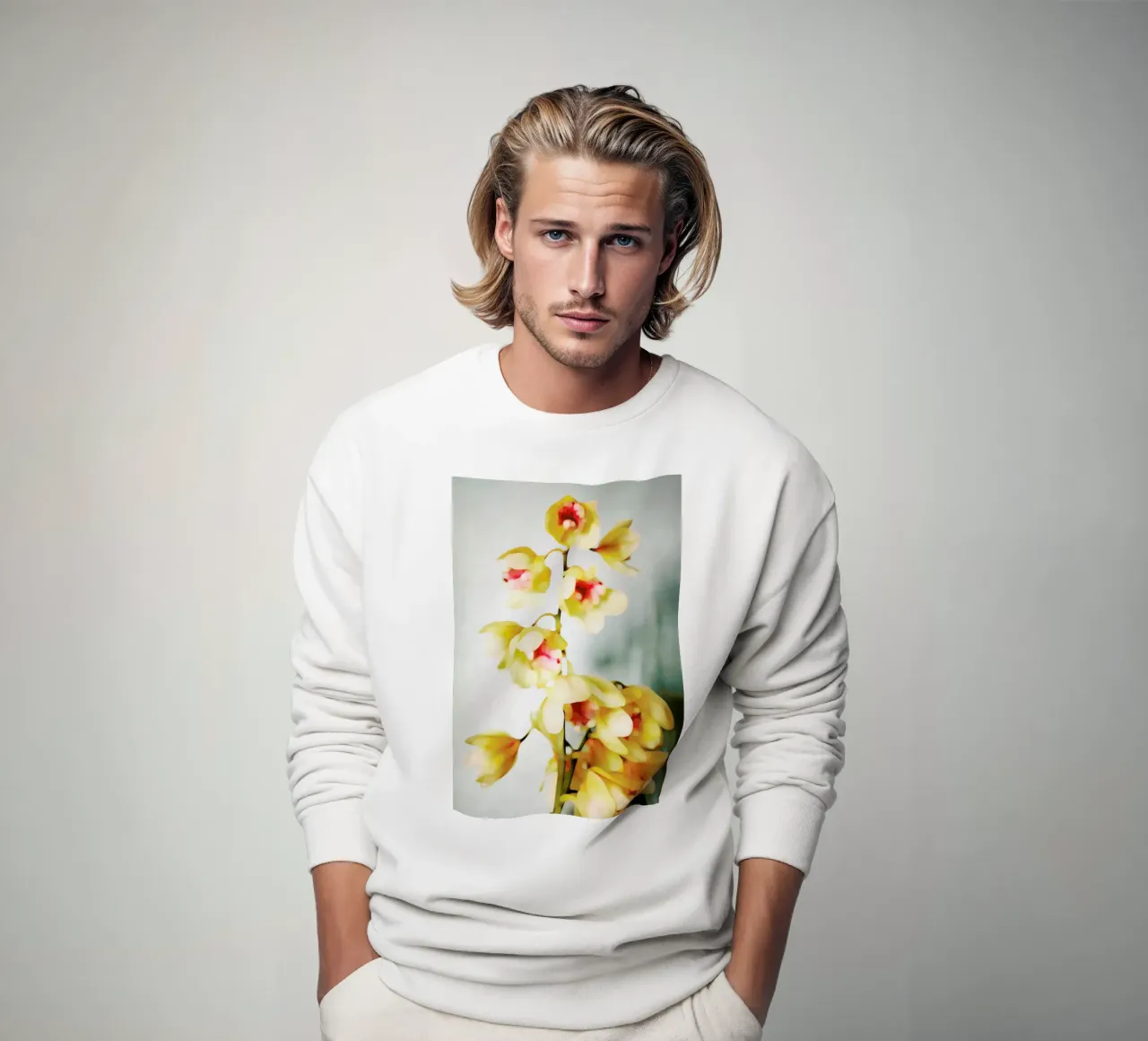 Orchids 2 felpa da Angelo Cerantola