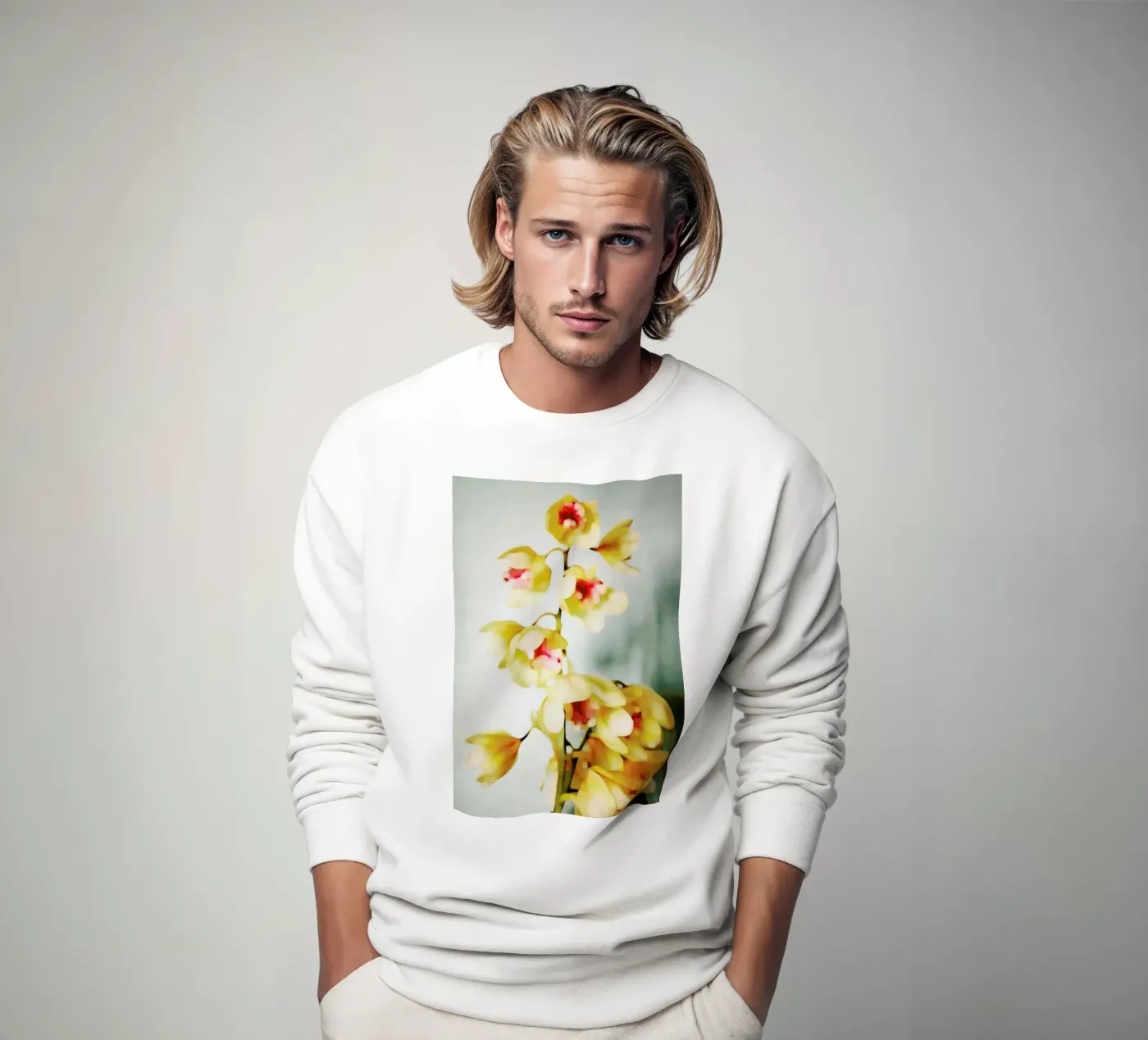 Orchids 2 felpa da Angelo Cerantola