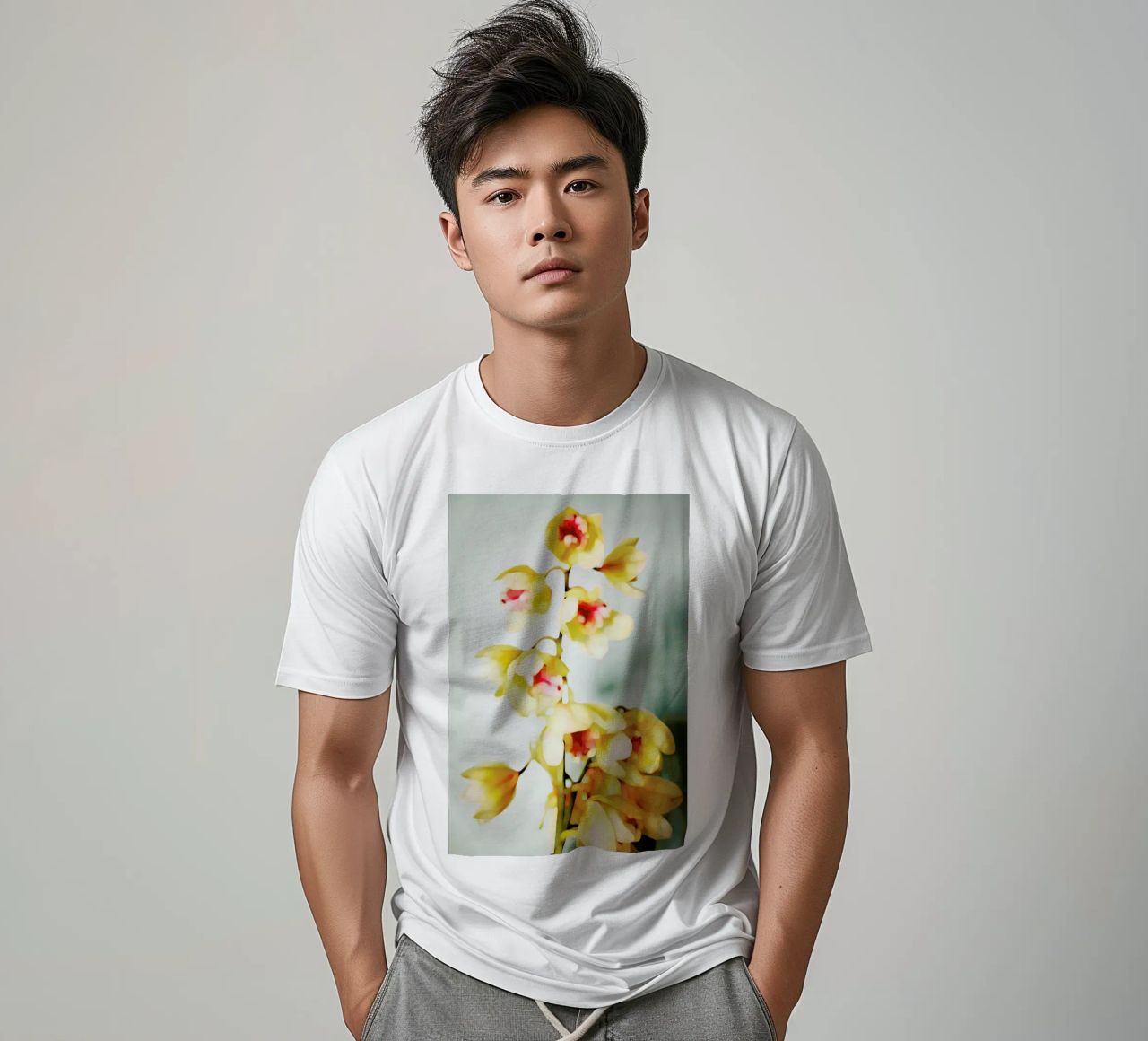 Orchids 2 t-shirt da Angelo Cerantola