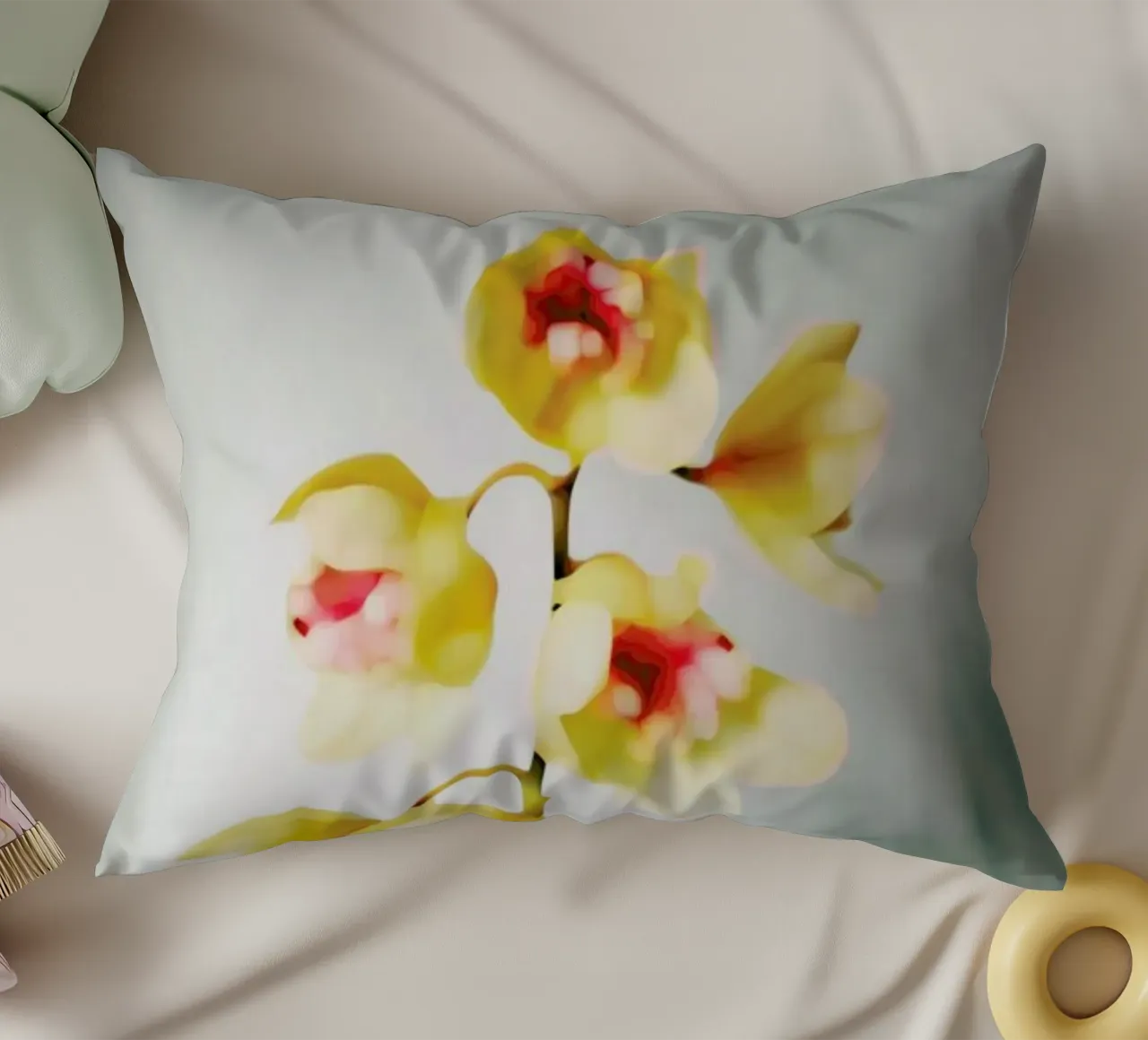 Orchids 2 cuscino da Angelo Cerantola