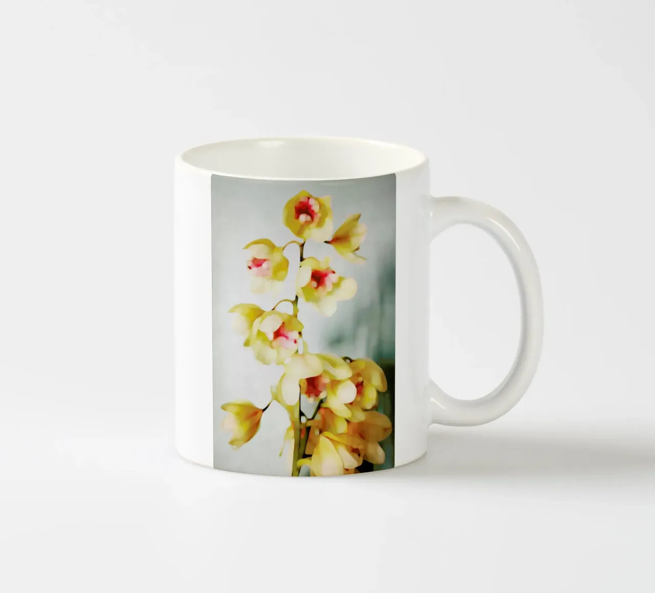 Orchids 2 taza de cerámica de Angelo Cerantola