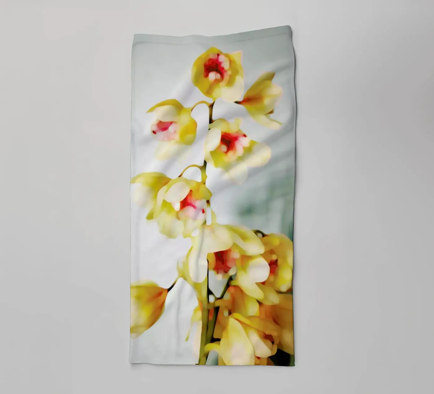 Orchids 2 towel by Angelo Cerantola