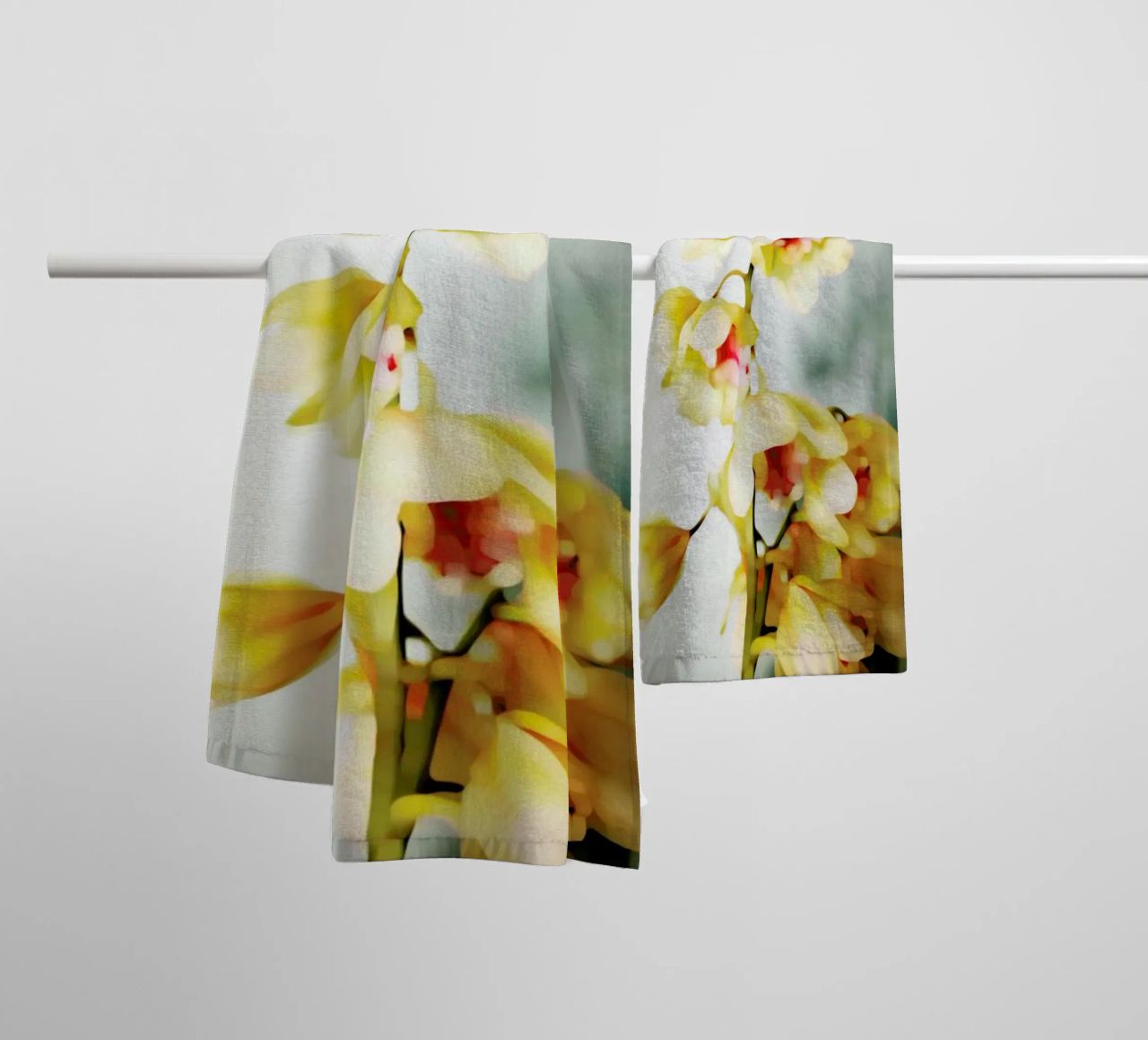 Orchids 2 asciugamano da bagno da Angelo Cerantola