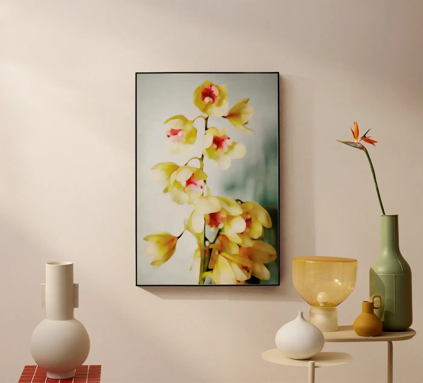 Orchids 2 acrylic glass by Angelo Cerantola
