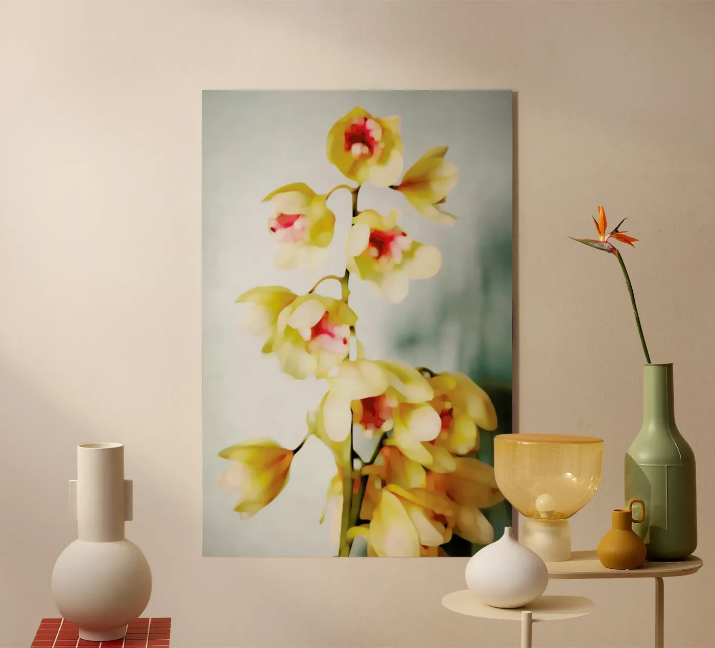 Orchids 2 acrylic glass by Angelo Cerantola