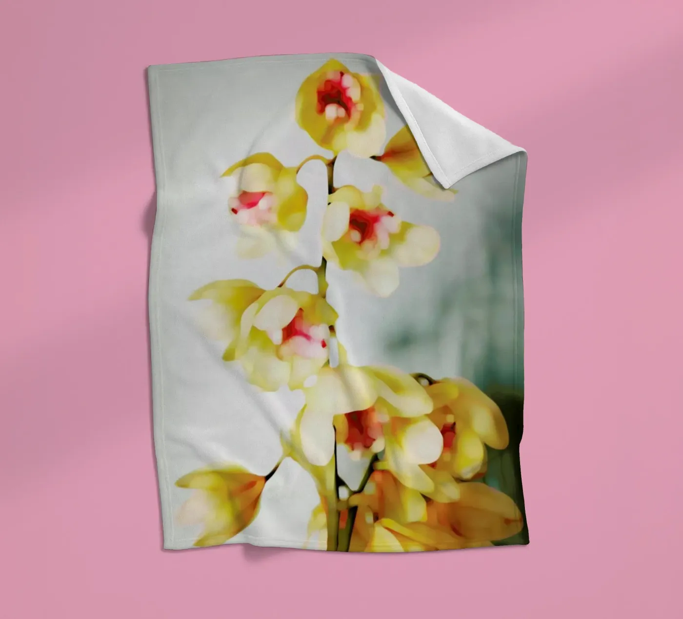 Orchids 2 Fleecedecke von Angelo Cerantola
