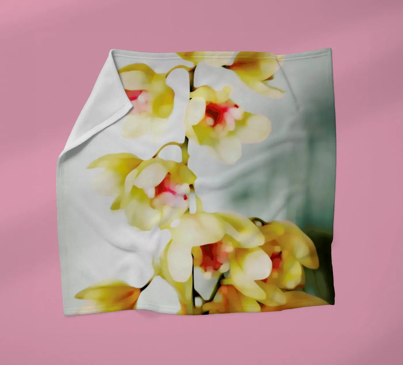 Orchids 2 Fleecedecke von Angelo Cerantola