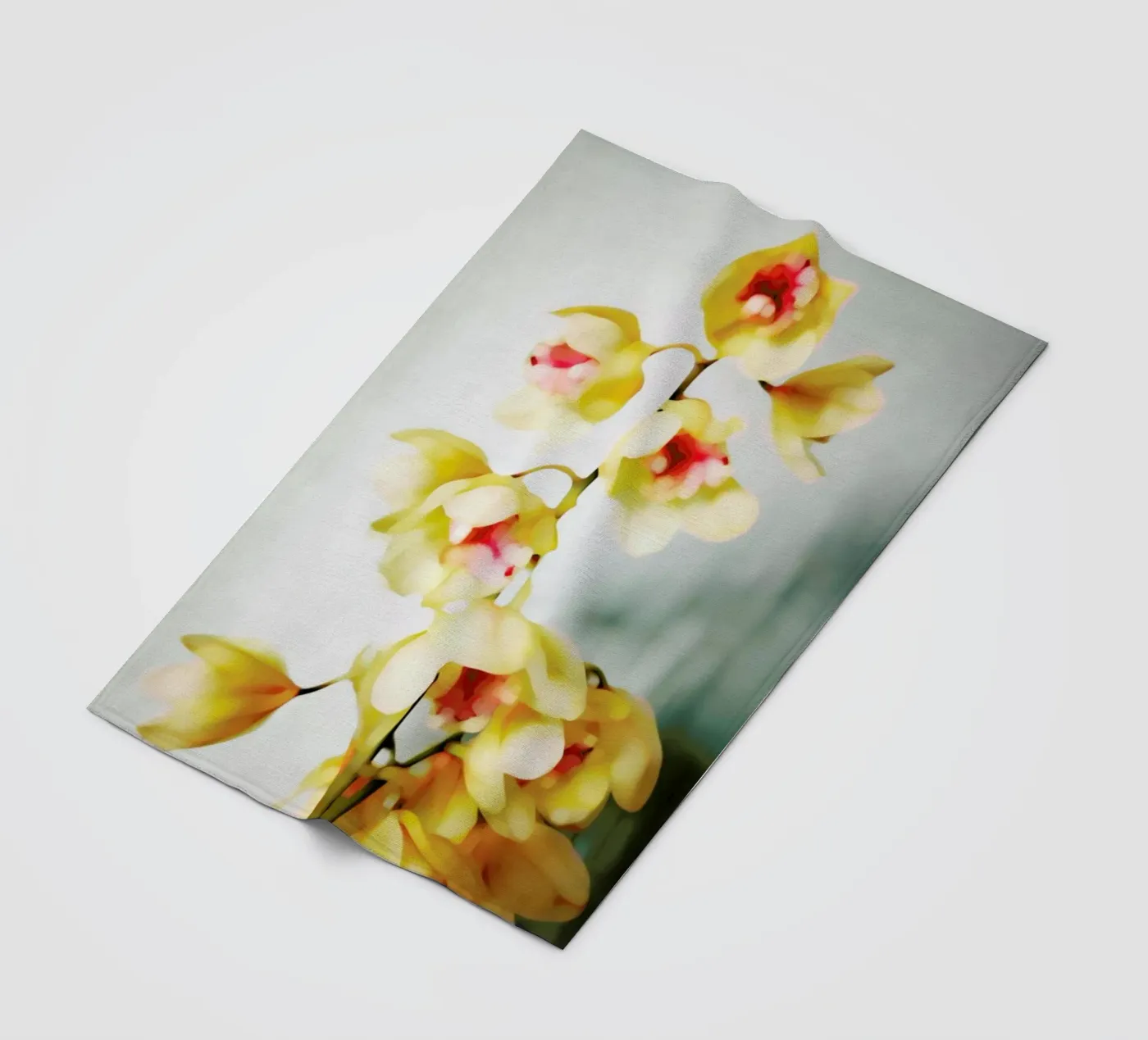 Orchids 2 Fleecedecke von Angelo Cerantola