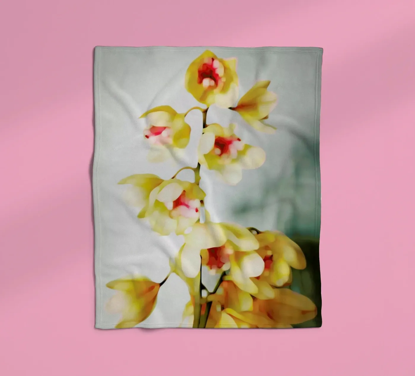 Orchids 2 Fleecedecke von Angelo Cerantola