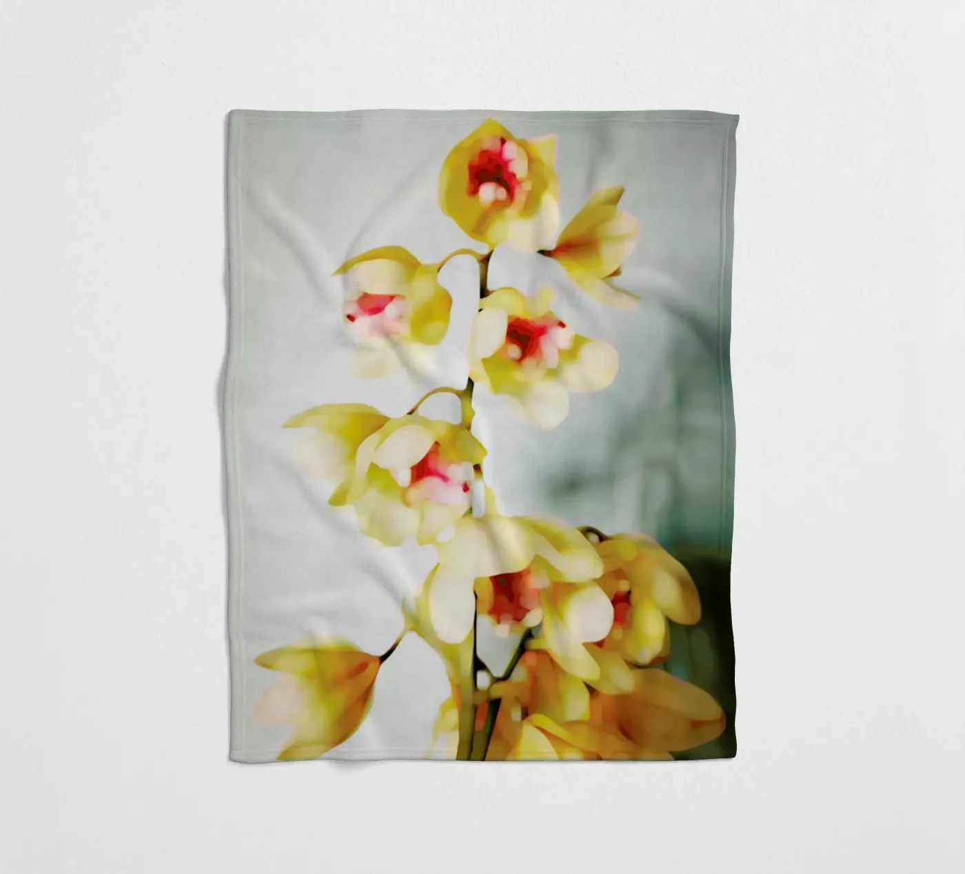 Orchids 2 Fleecedecke von Angelo Cerantola