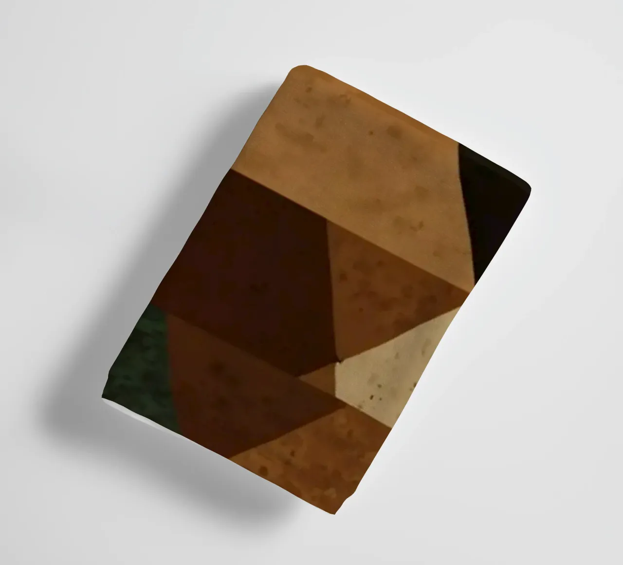 Colorful geometric pattern of alternating triangles in shade towel by DesignDoodle