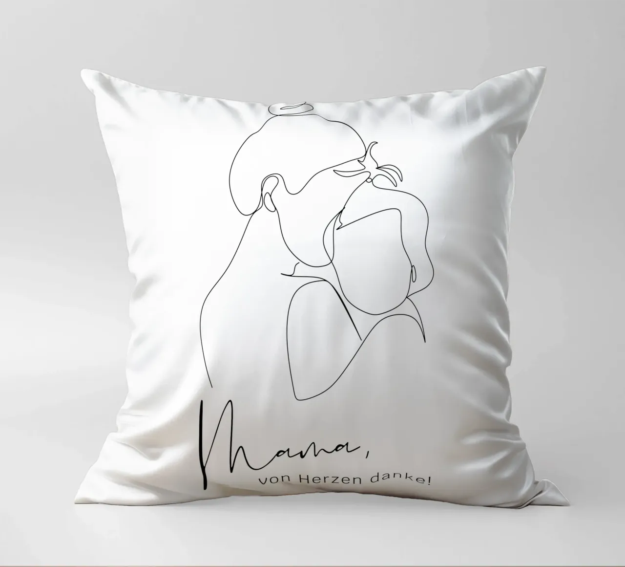 Mamma, grazie dal profondo del cuore! cuscino da ArtDesign by KBK