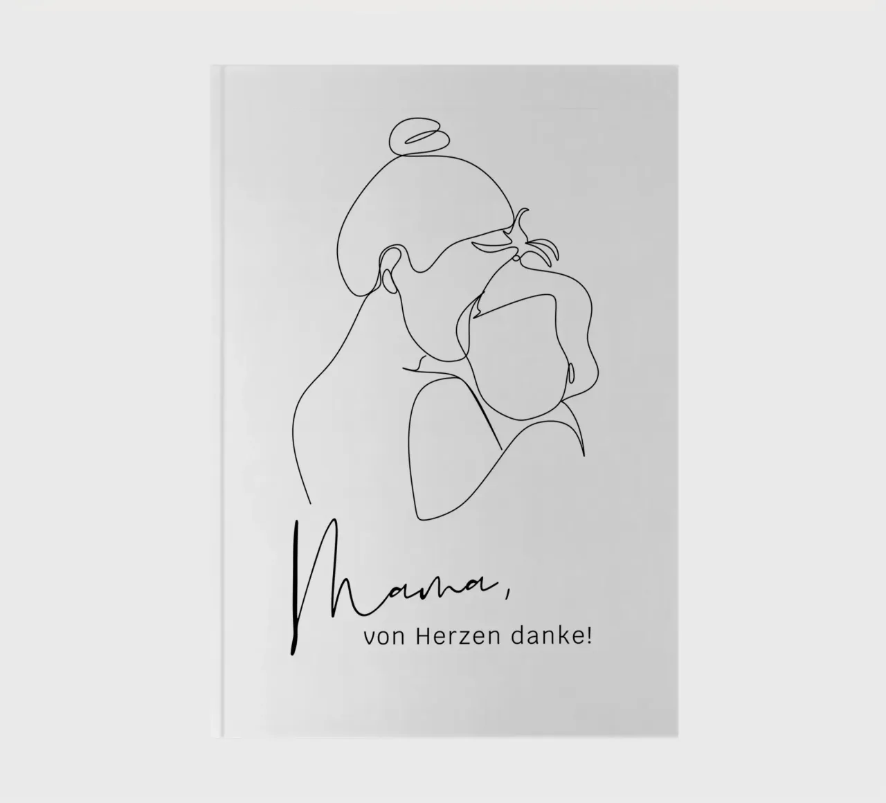 Mum, thank you from the bottom of my heart! notebook by ArtDesign by KBK