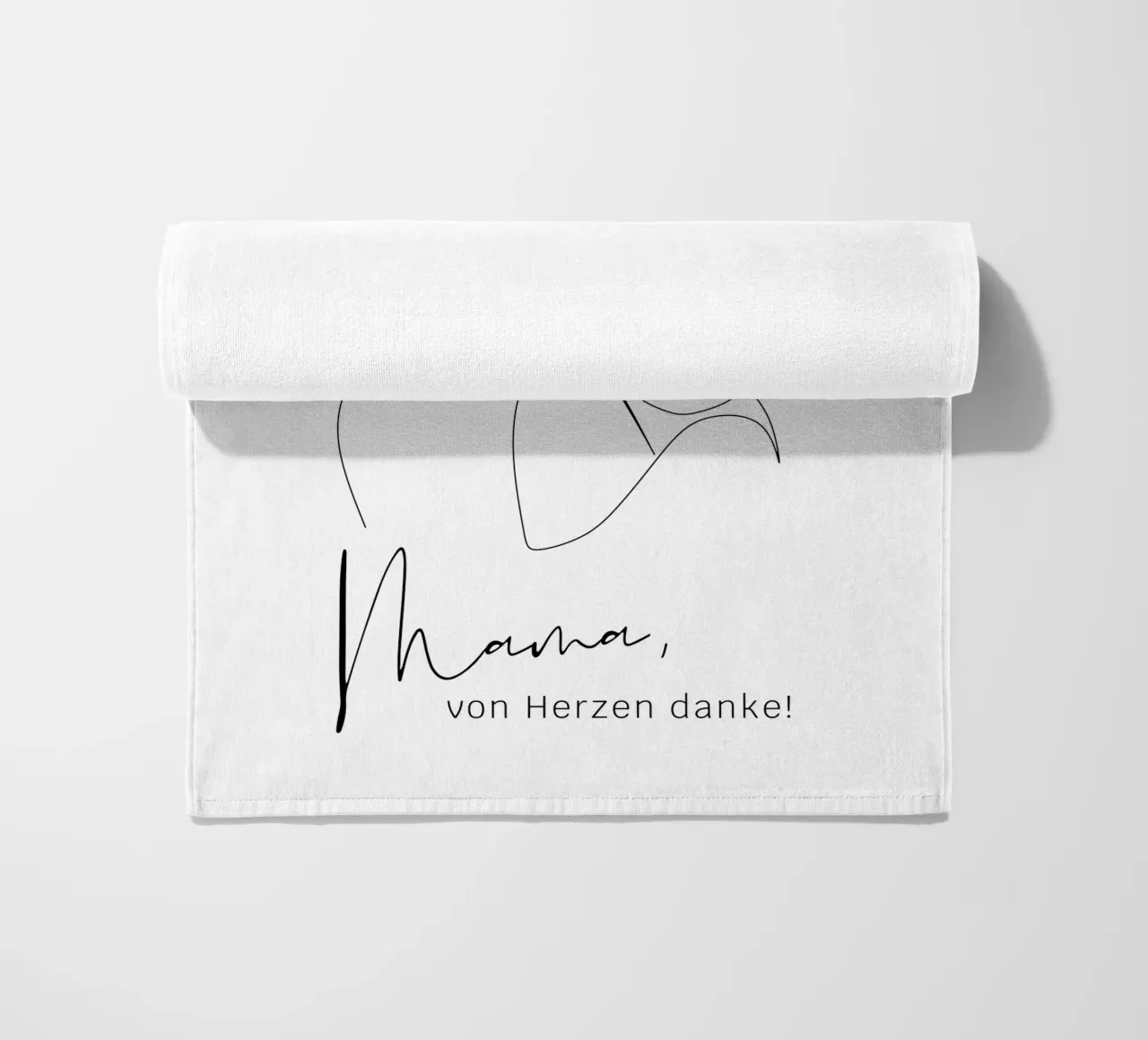 Mamma, grazie dal profondo del cuore! telo mare da ArtDesign by KBK