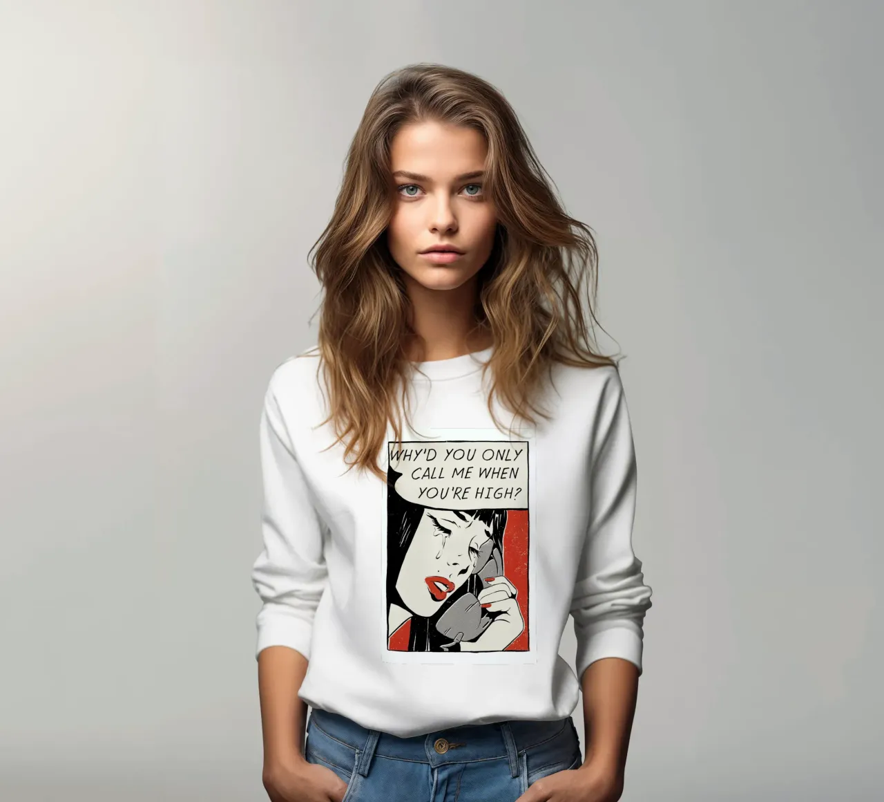 Call Me felpa da Matheus Lopes Castro