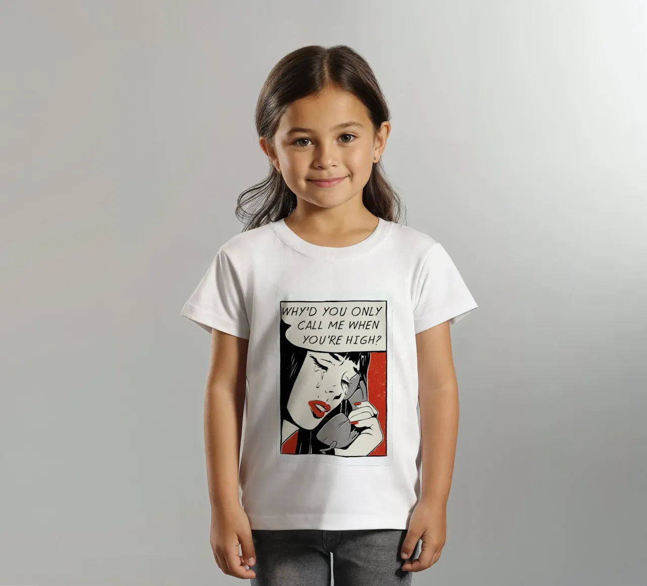 Call Me t-shirt bambini da Matheus Lopes Castro