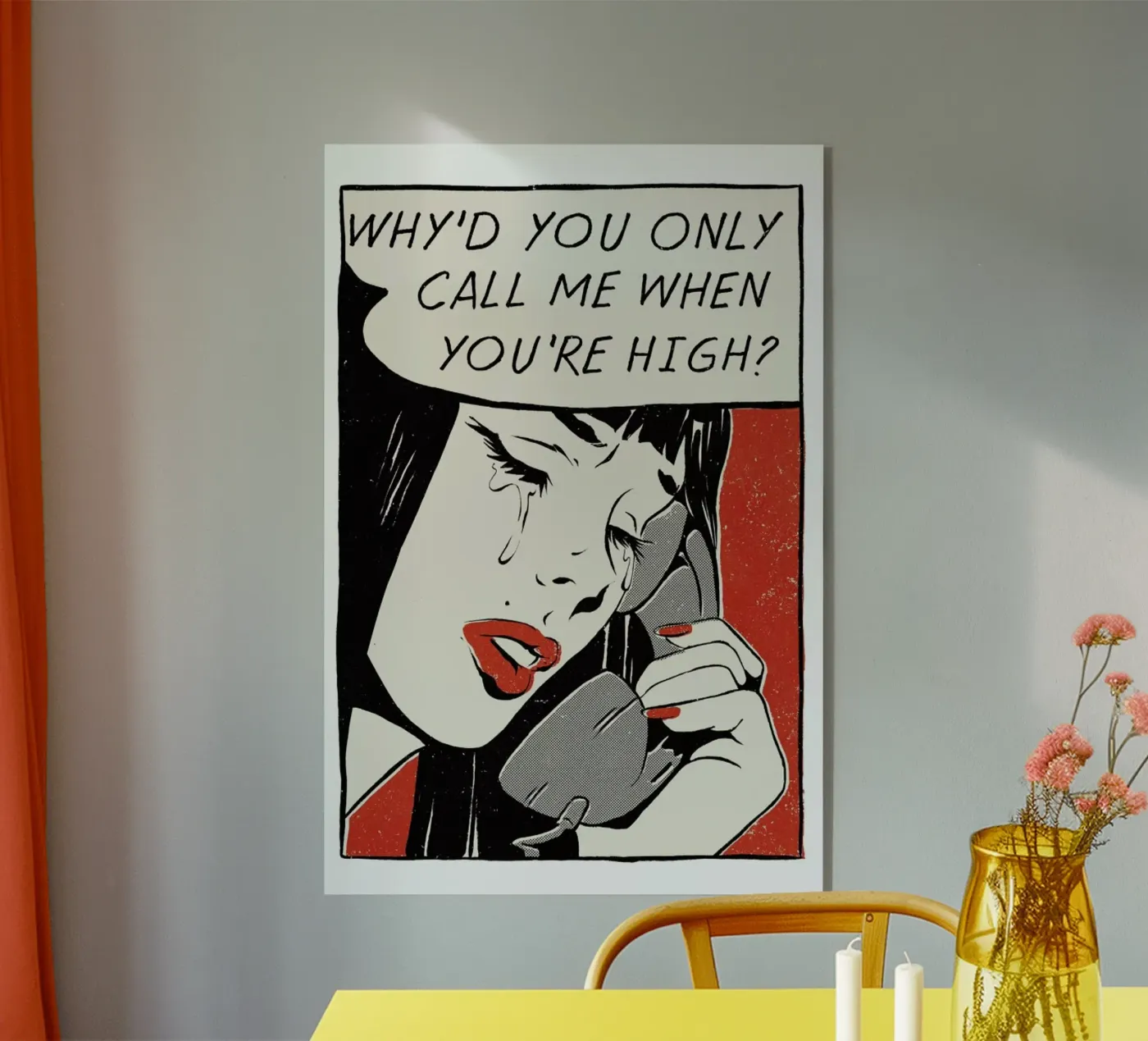 Call Me Acryl-Glas von Matheus Lopes Castro