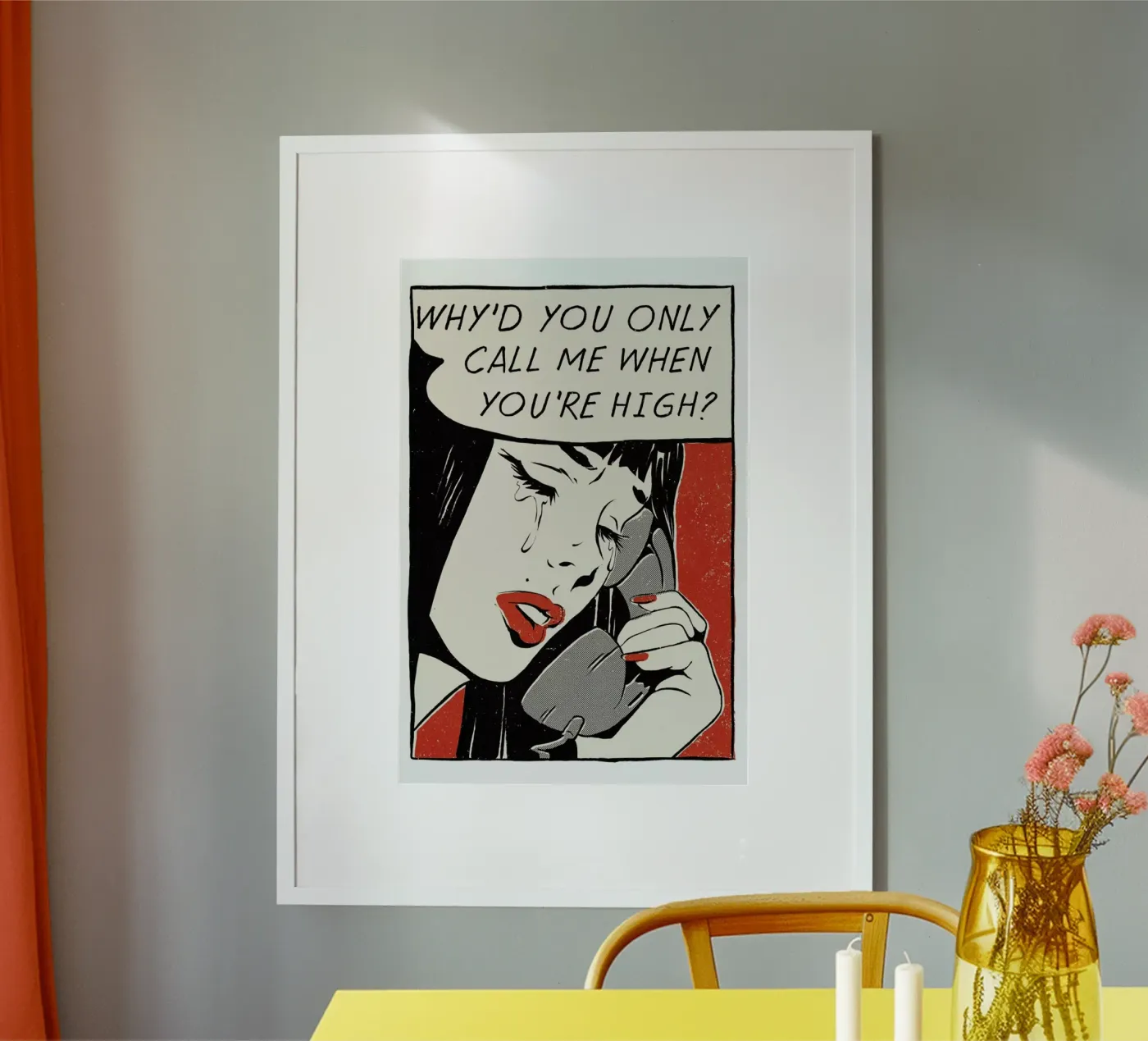 Call Me poster by Matheus Lopes Castro