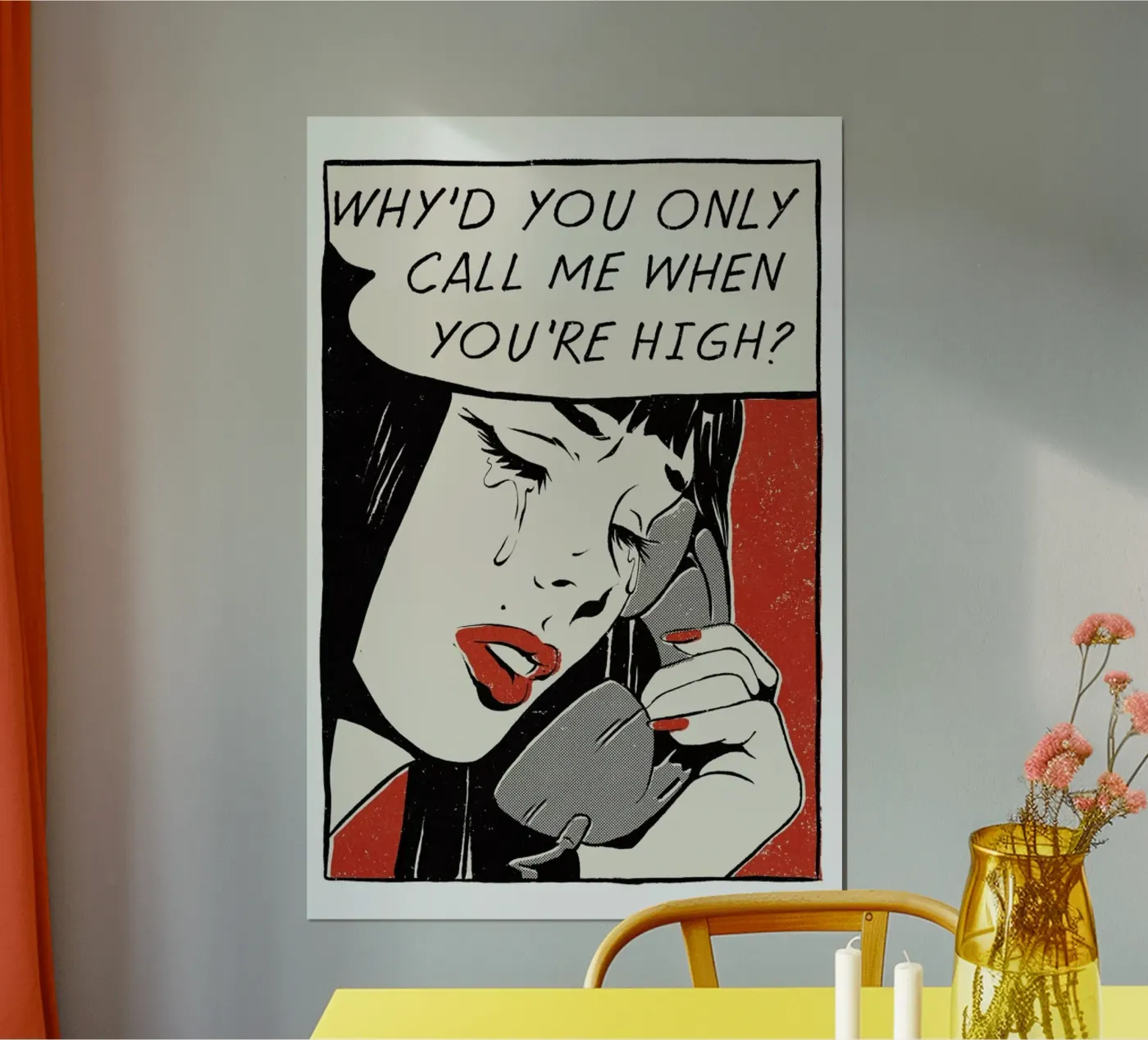 Call Me poster by Matheus Lopes Castro