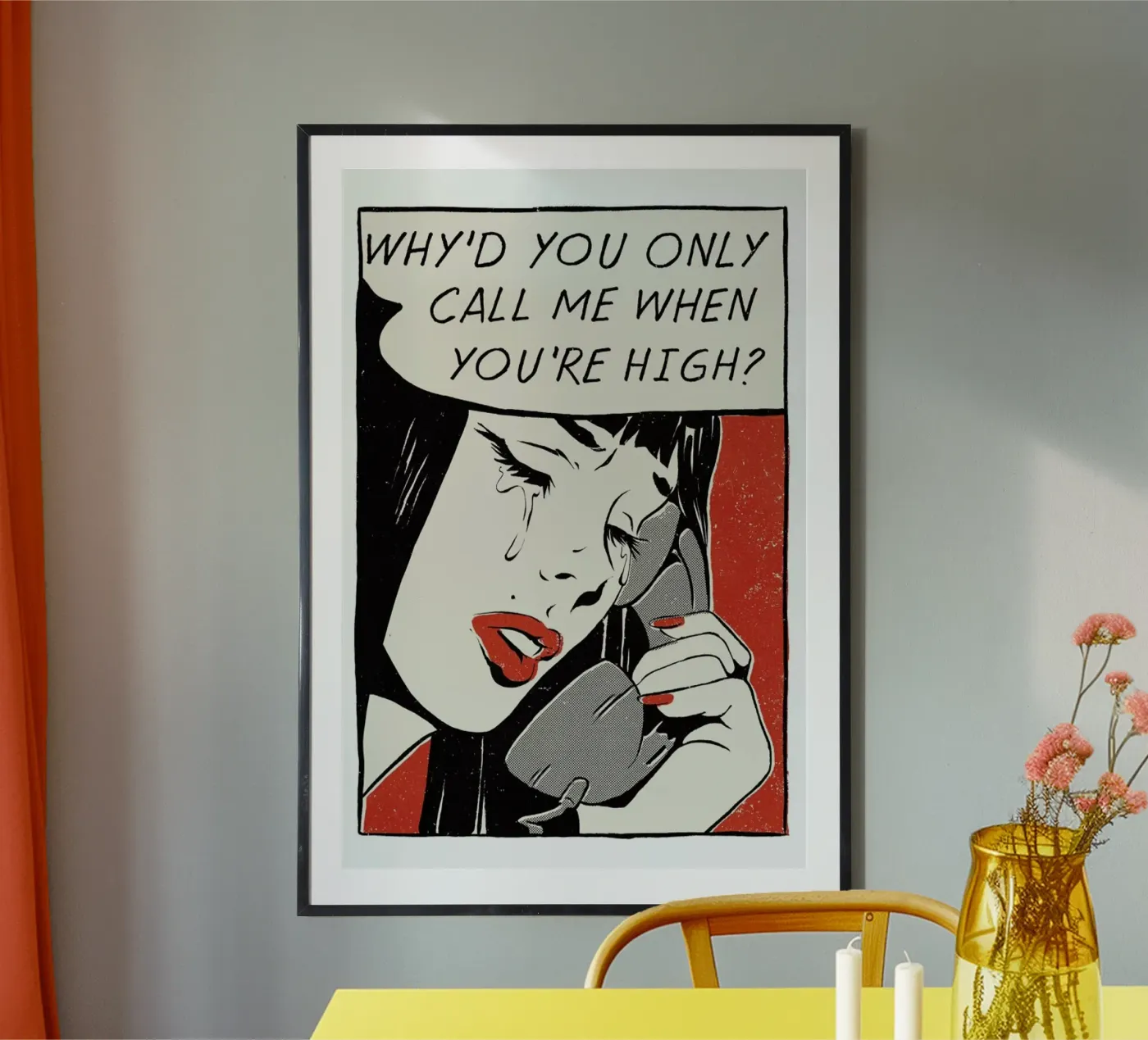 Call Me poster by Matheus Lopes Castro