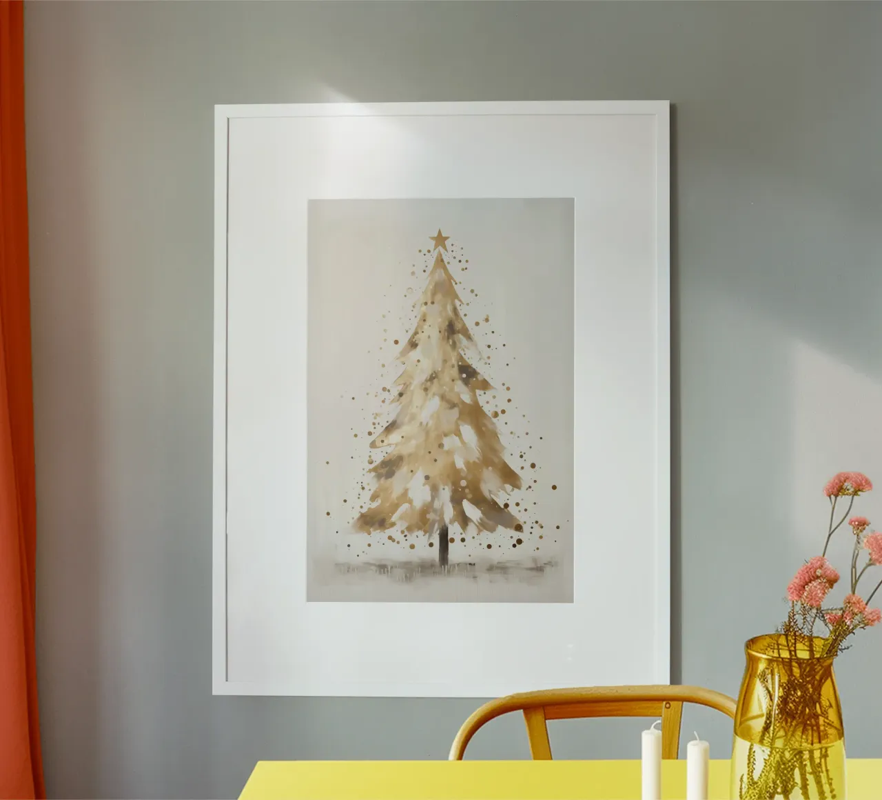 Albero di Natale carta hahnemühle da Imagine