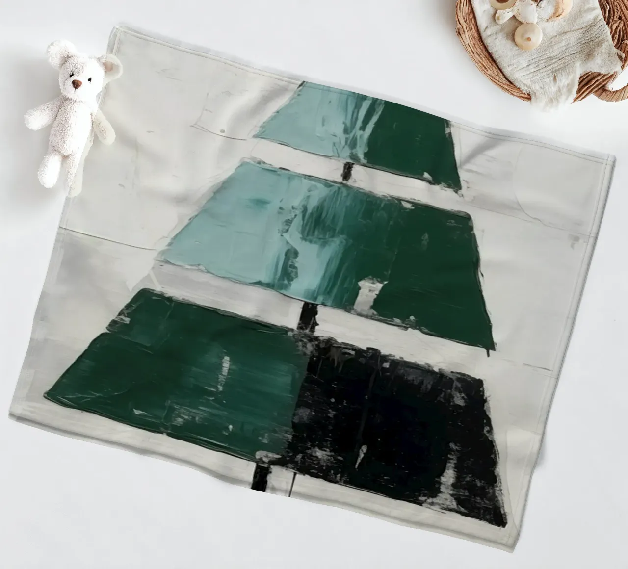 Christmas tree fleece blanket by Imagine