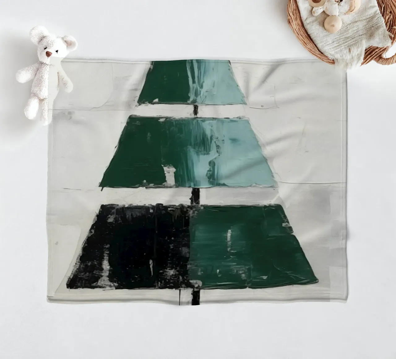 Christmas tree fleece blanket by Imagine