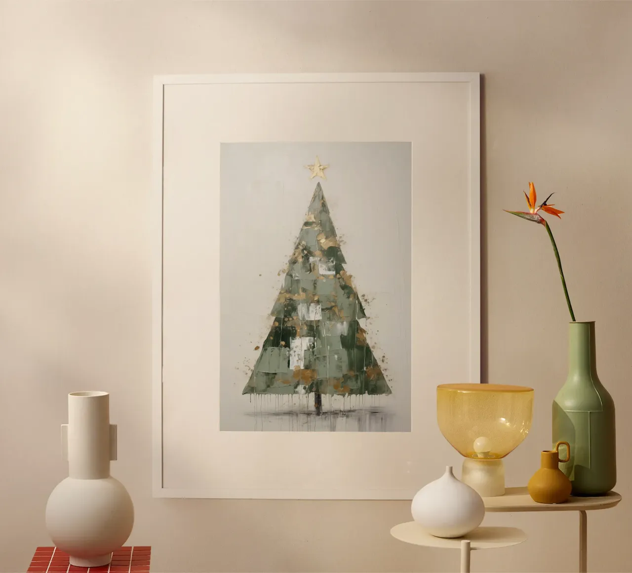 Albero di Natale carta hahnemühle da Imagine