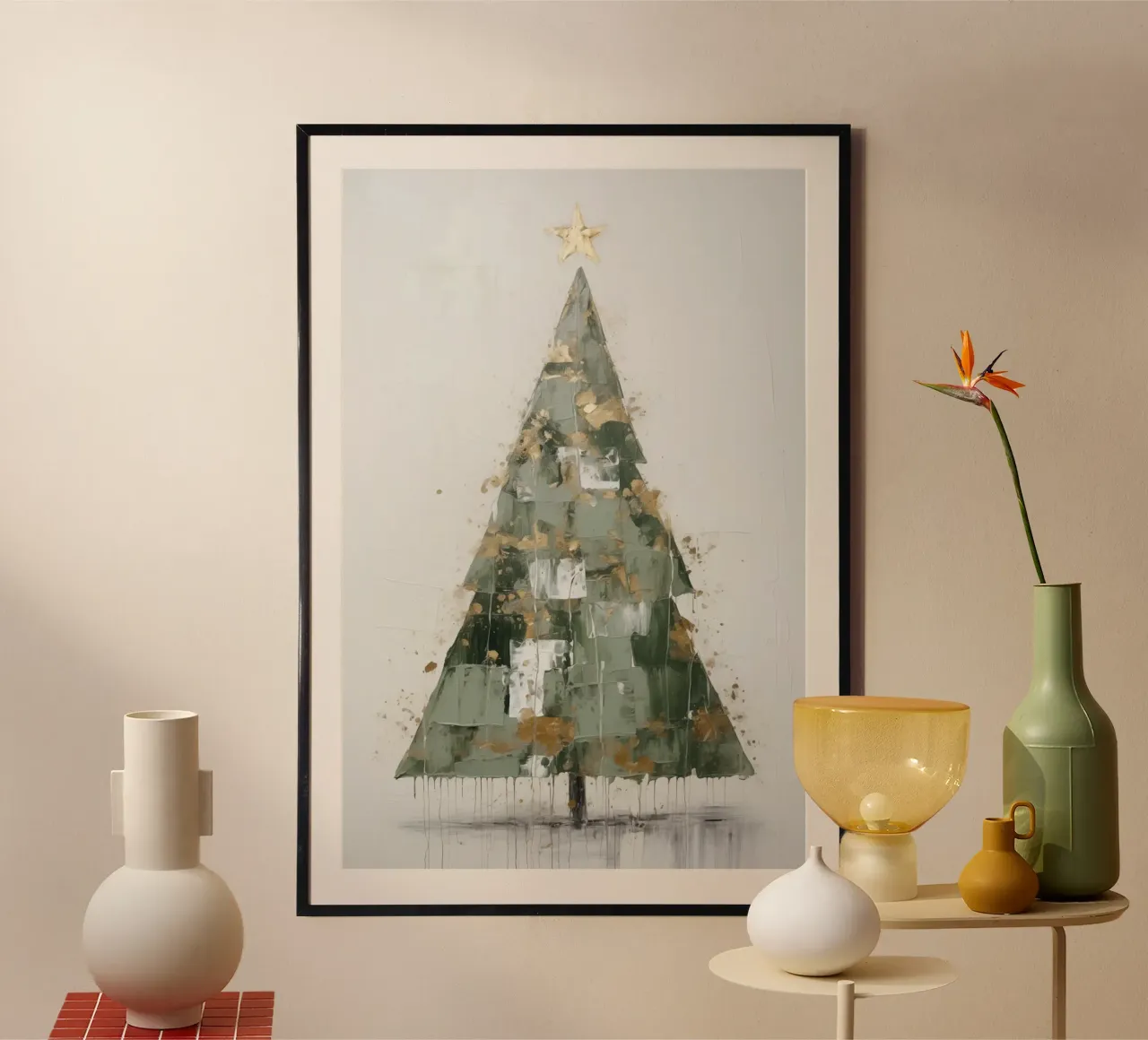 Albero di Natale carta hahnemühle da Imagine