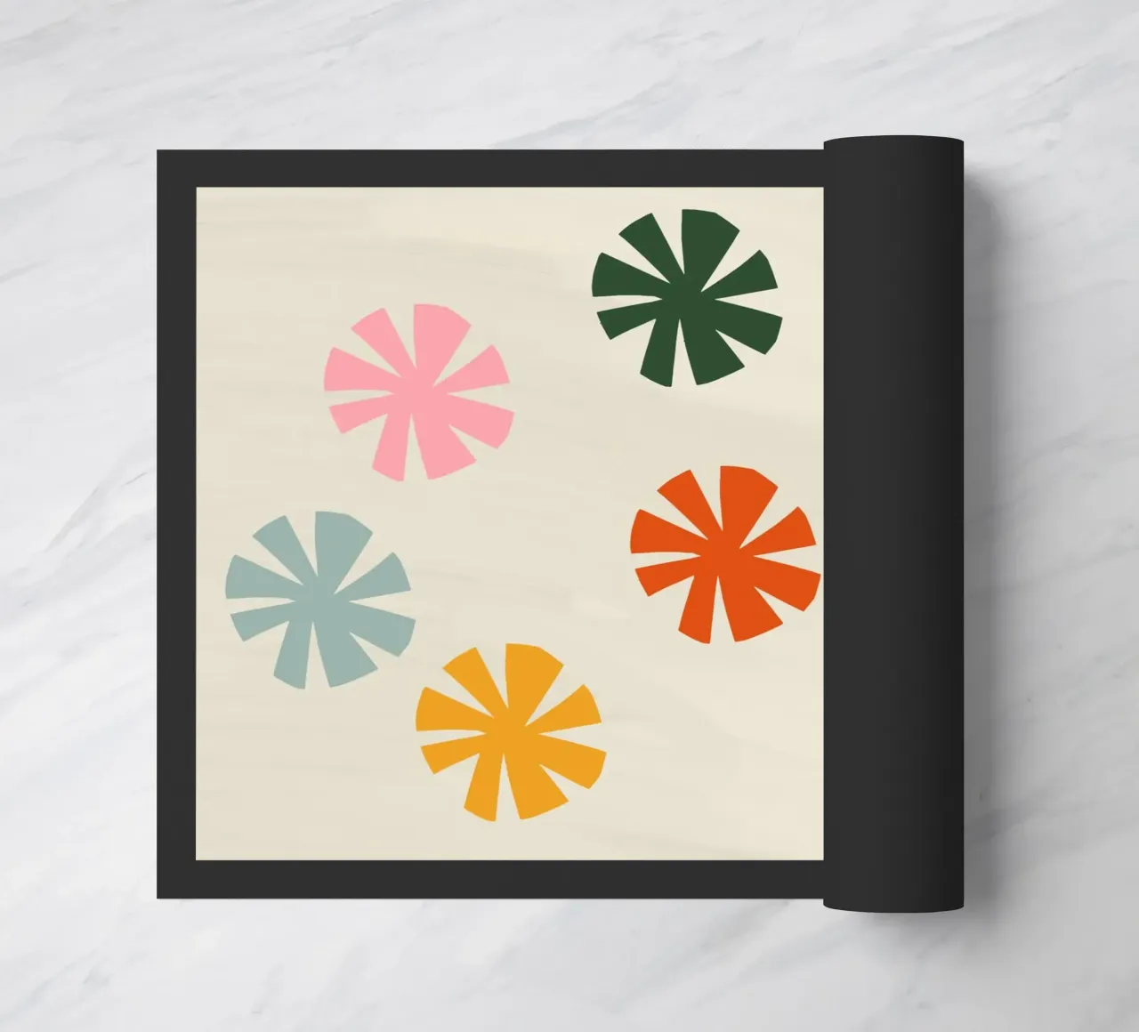 Weide deurmat van Rose Beck Art