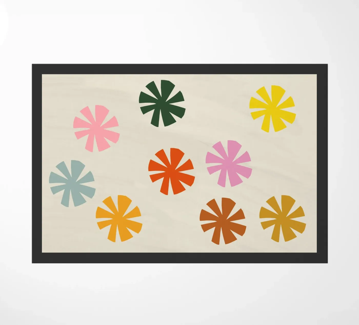 Meadow doormat by Rose Beck Art