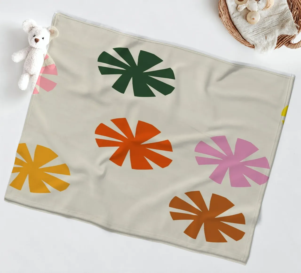 Weide fleecedeken van Rose Beck Art