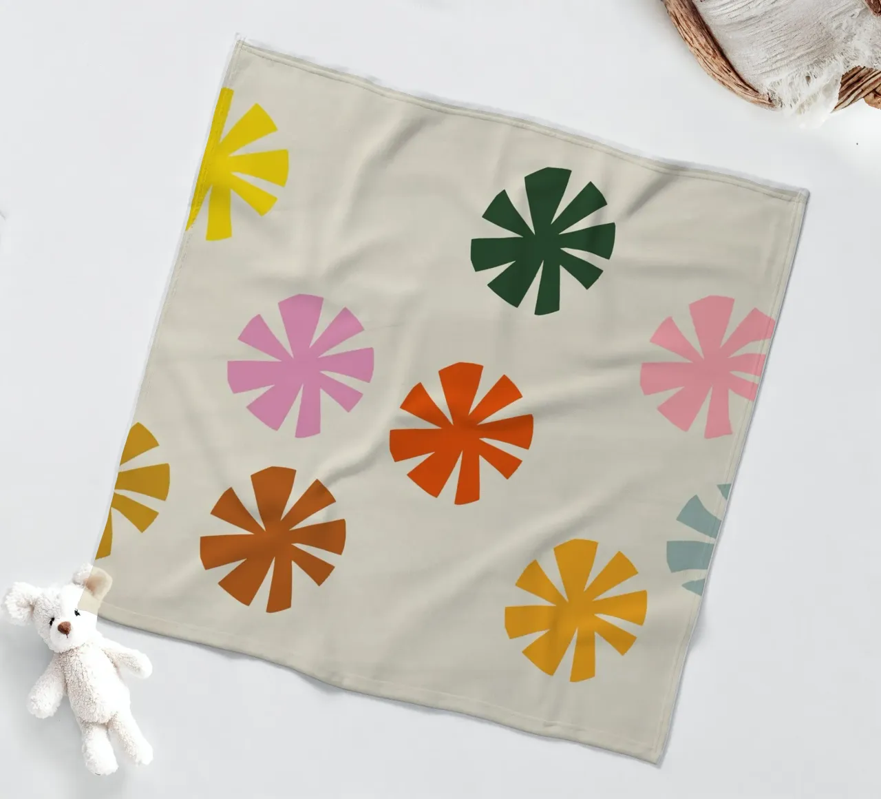 Weide fleecedeken van Rose Beck Art