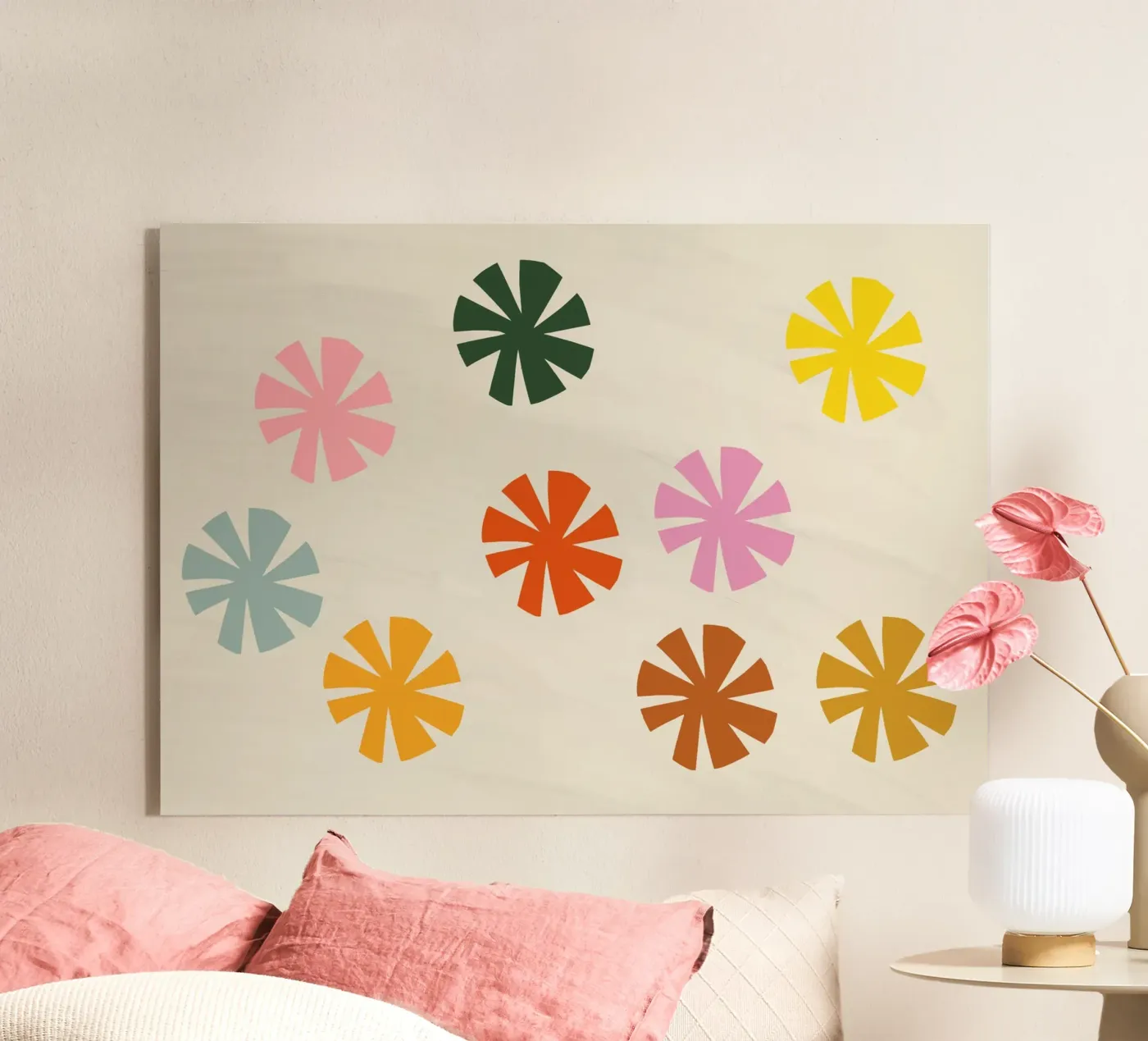 Meadow acrylic glass by Rose Beck Art