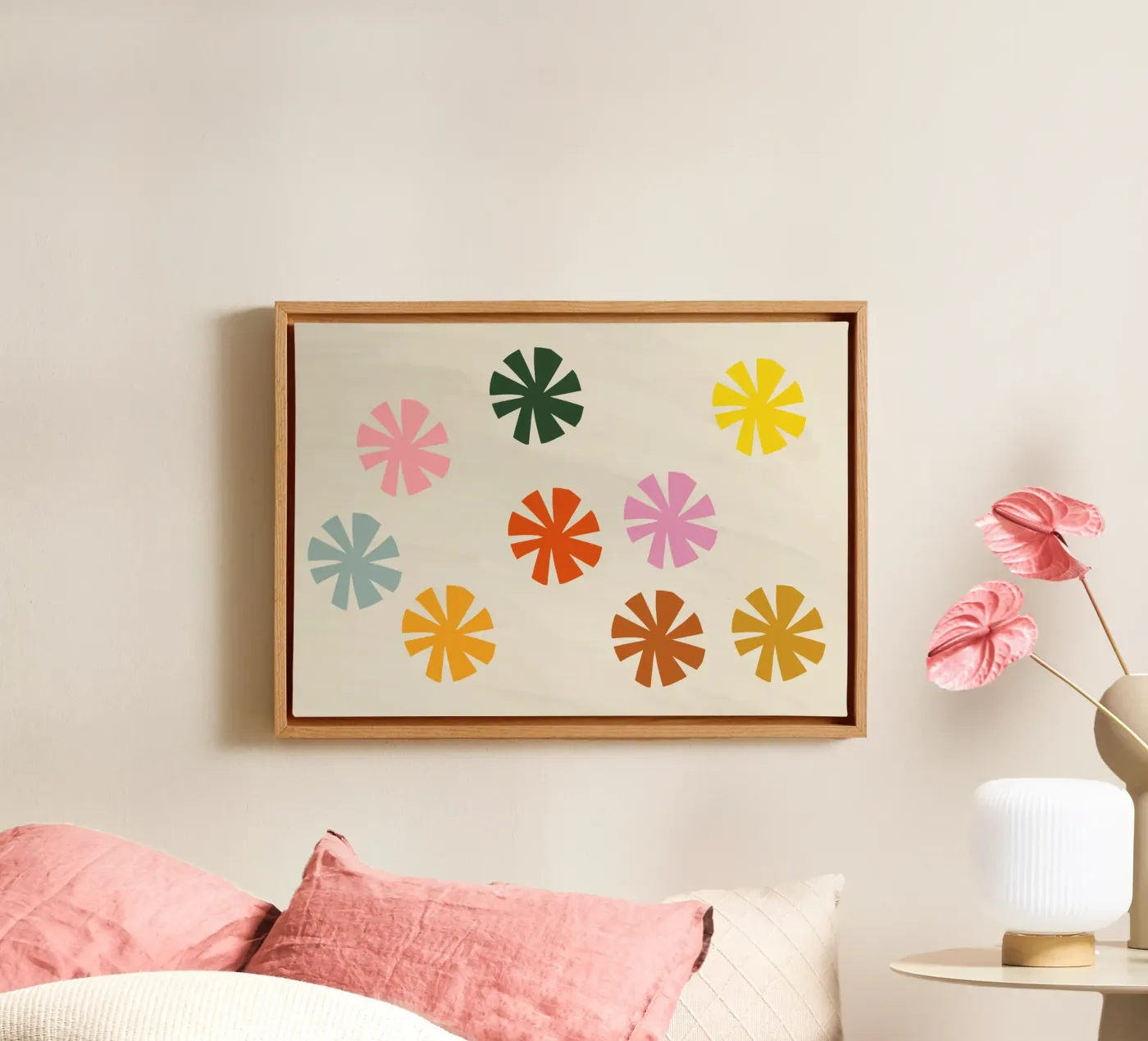 Weide canvas van Rose Beck Art