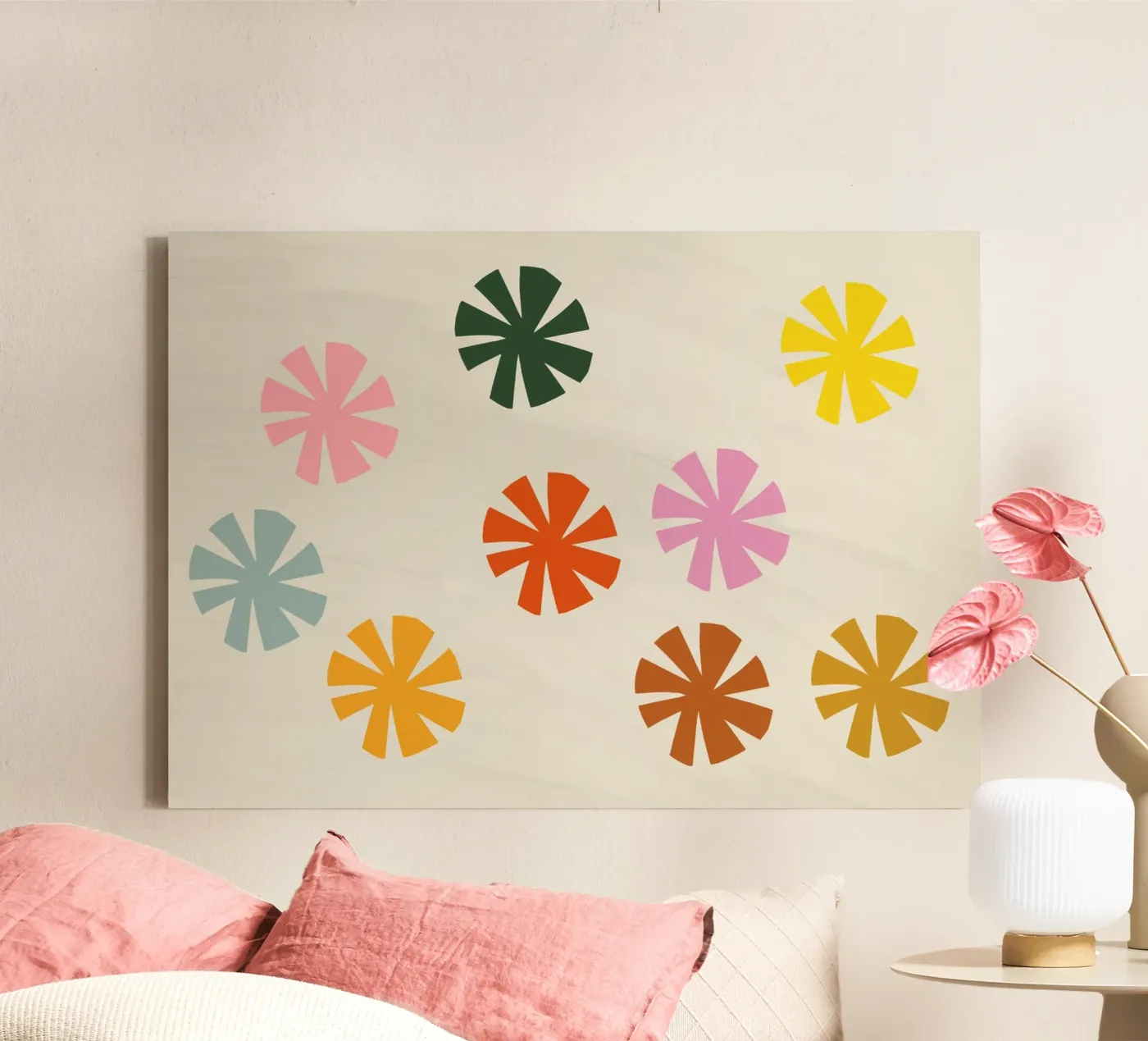 Weide canvas van Rose Beck Art