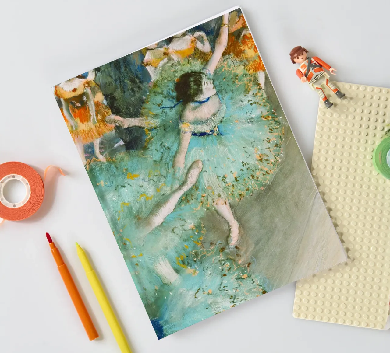 Edgar Degas’ Swaying Dancer (Dancer in Green) notebook by Venus Art