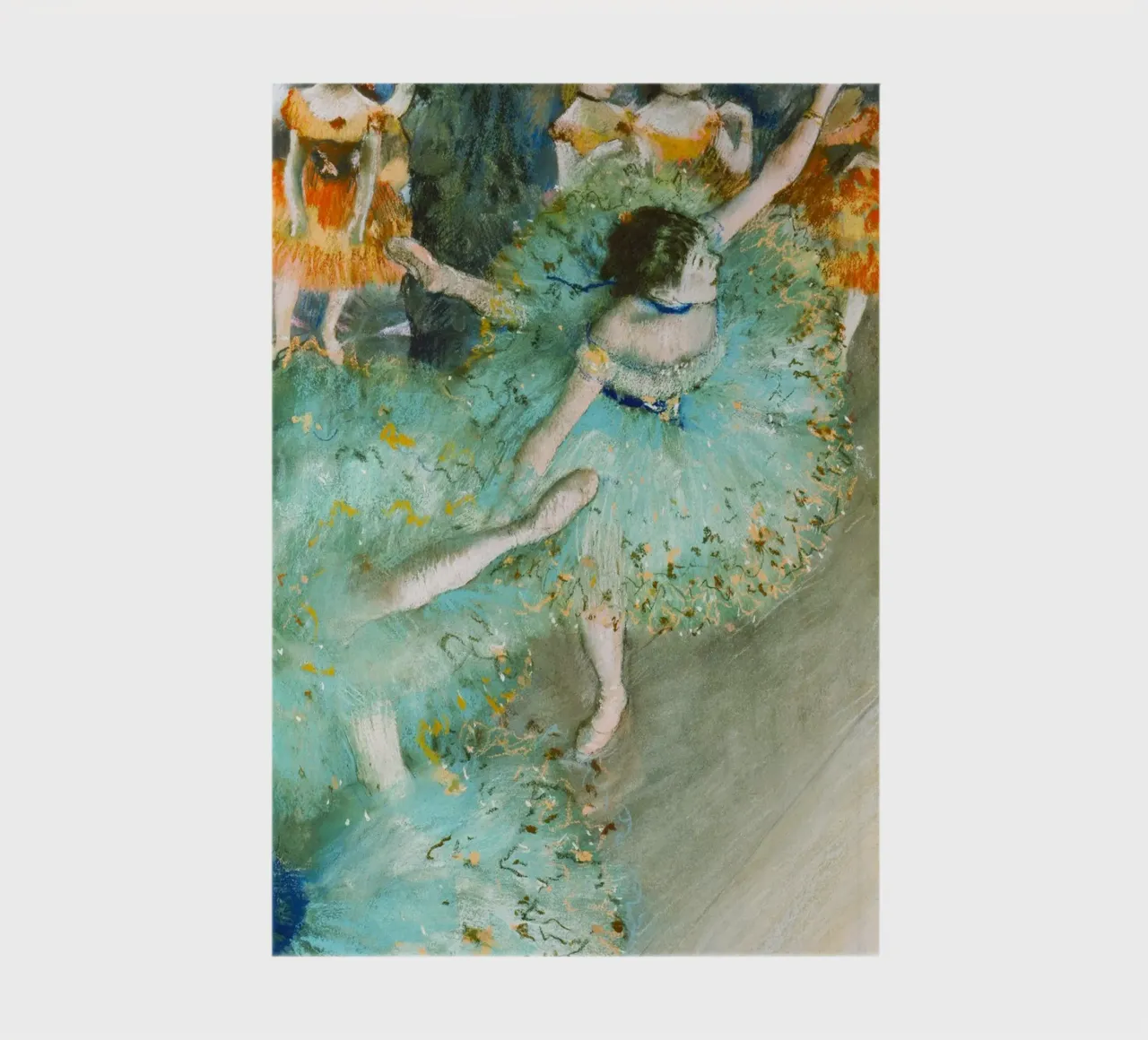 Edgar Degas’ Swaying Dancer (Dancer in Green) notebook by Venus Art