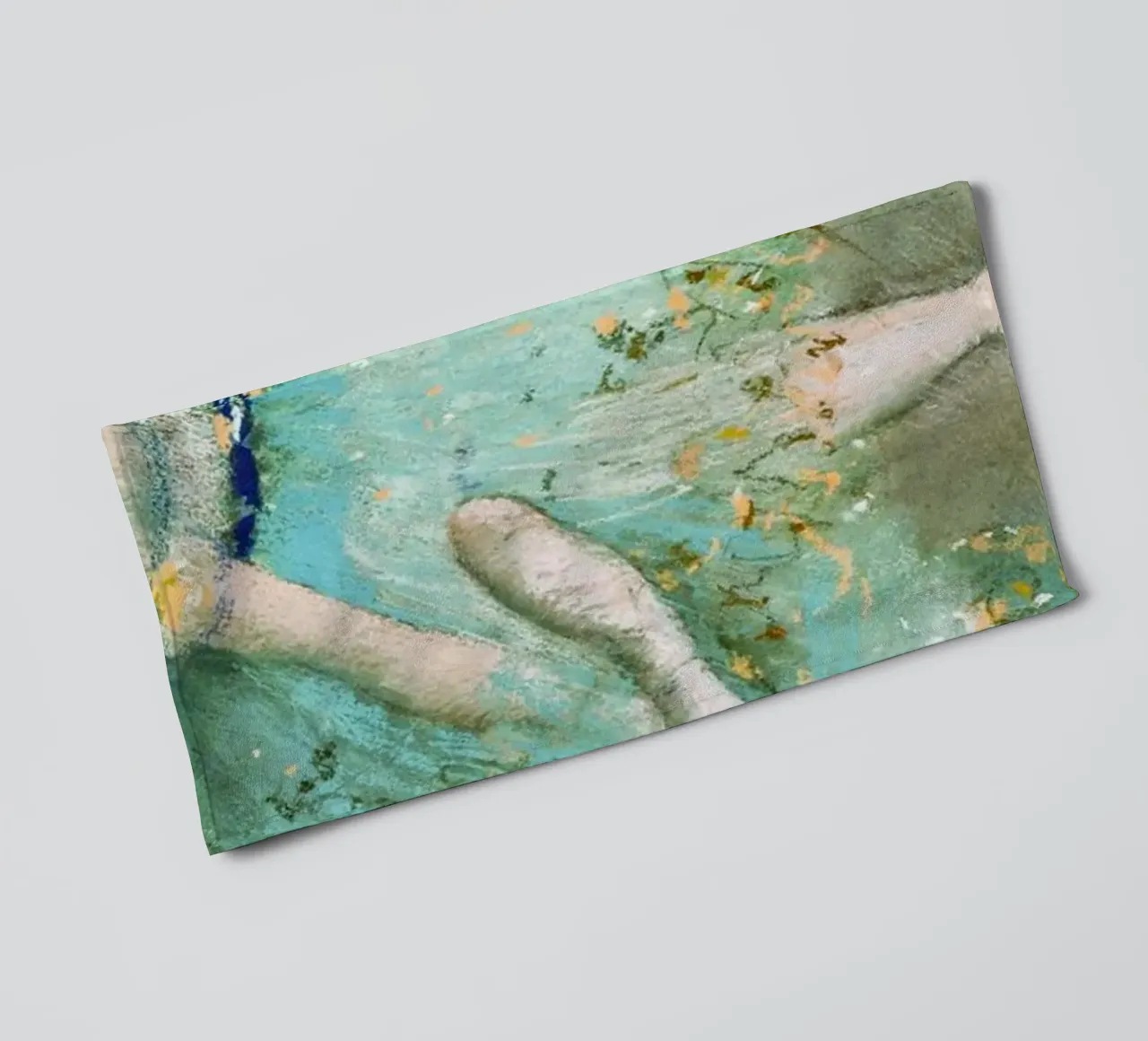 Edgar Degas’ Swaying Dancer (Dancer in Green) towel by Venus Art
