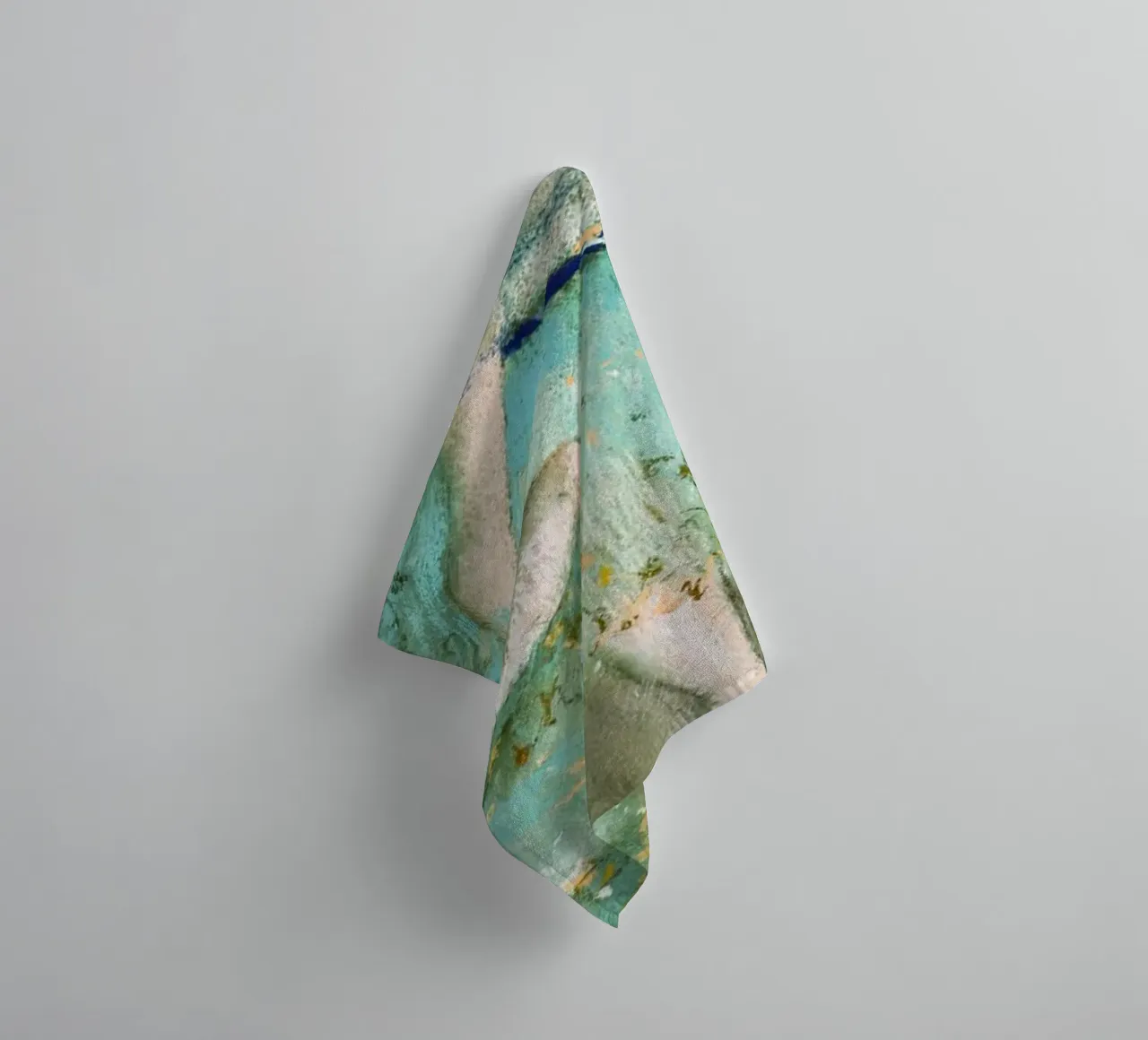 Edgar Degas’ Swaying Dancer (Dancer in Green) towel by Venus Art
