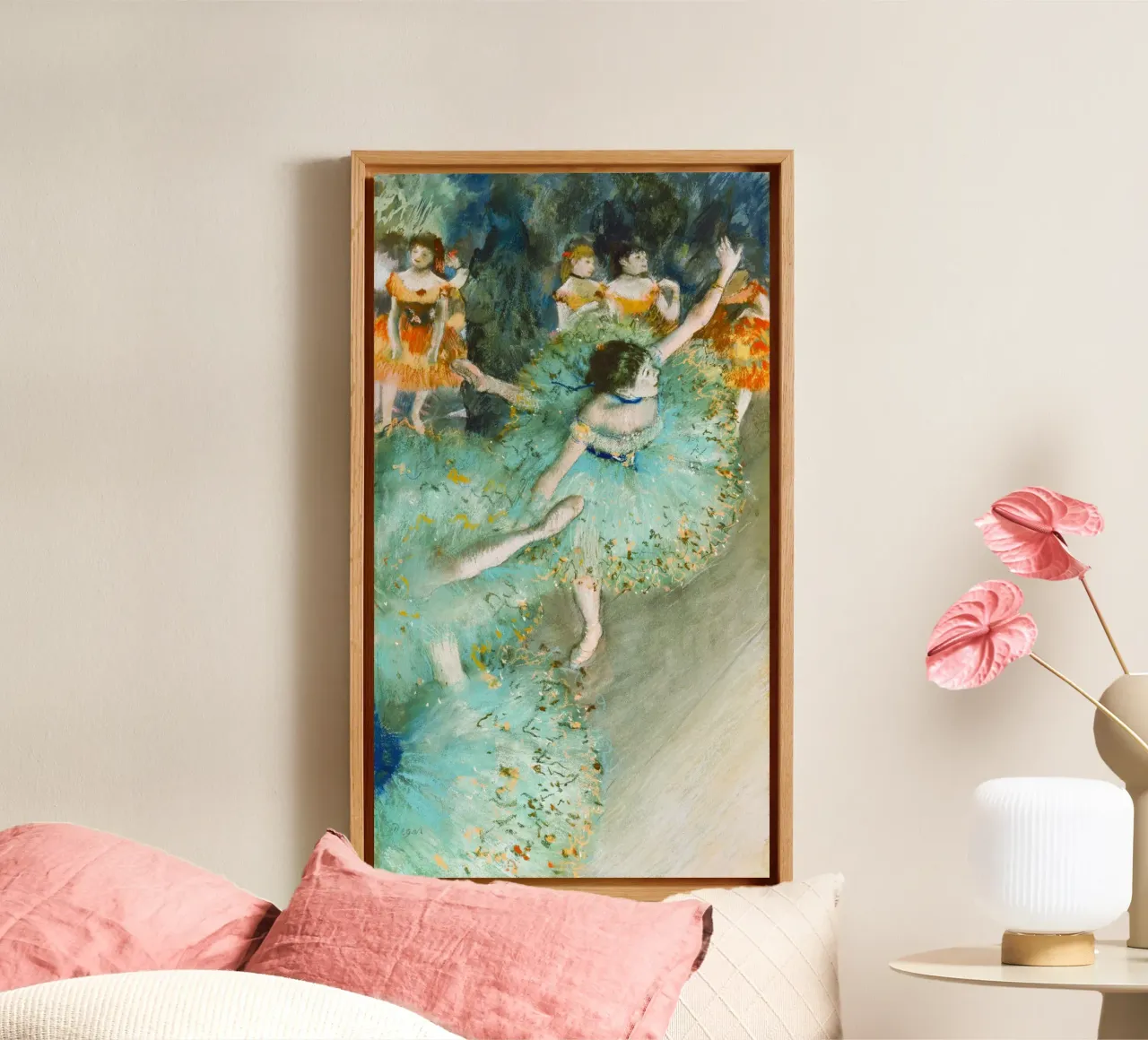 Edgar Degas’ Swaying Dancer (Dancer in Green) canvas by Venus Art
