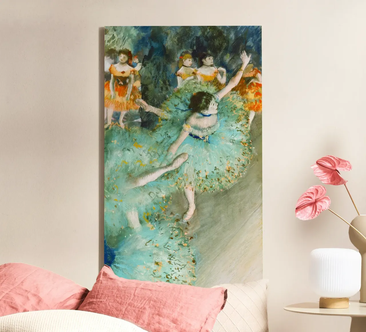 Edgar Degas’ Swaying Dancer (Dancer in Green) canvas by Venus Art