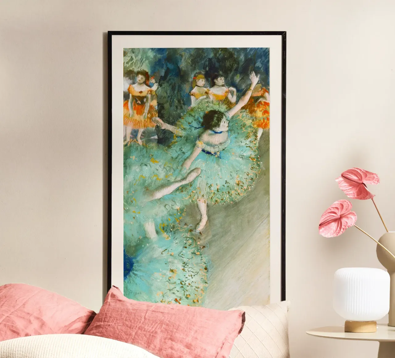 Edgar Degas’ Swaying Dancer (Dancer in Green) hahnemühle by Venus Art