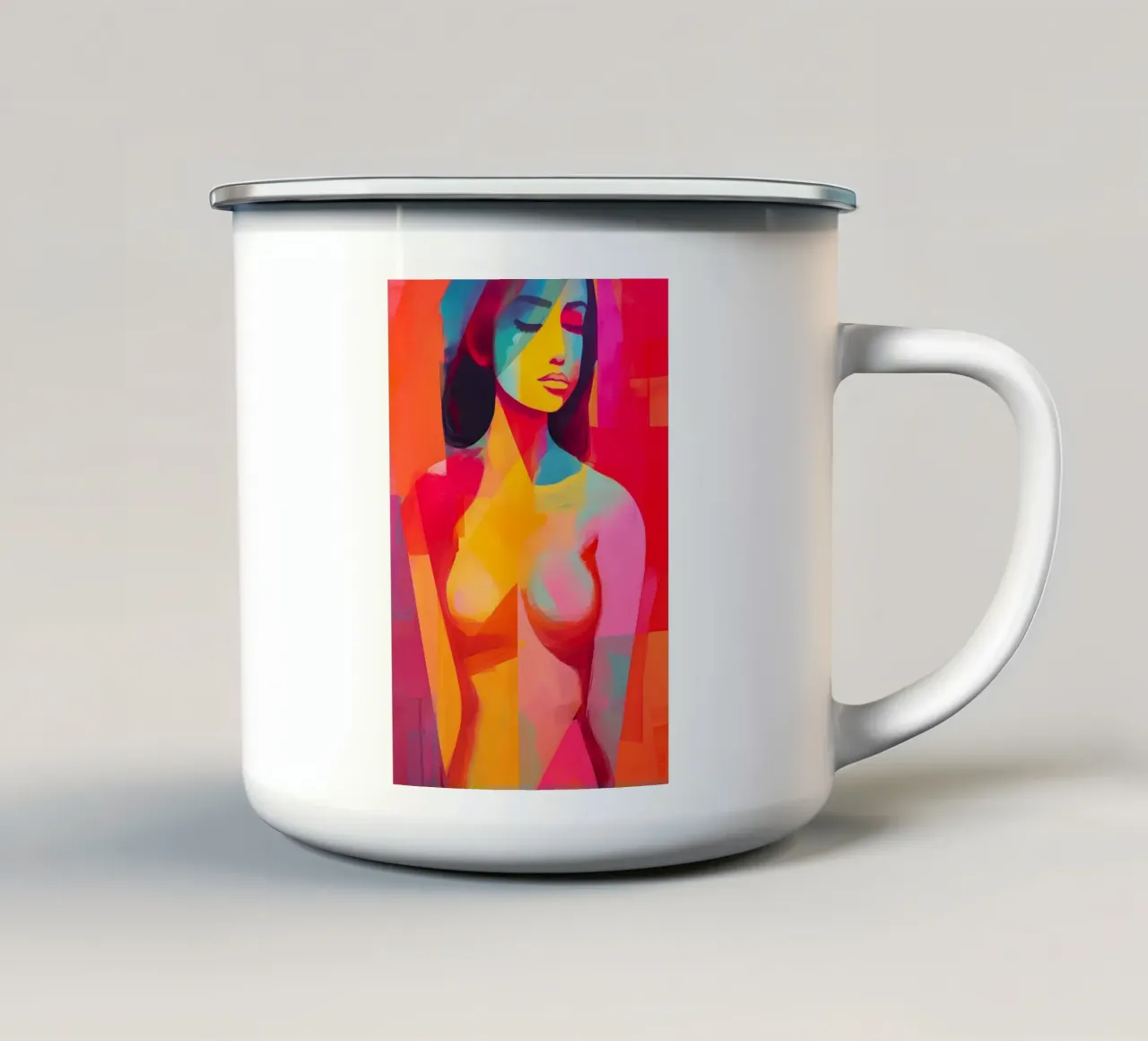 Nudo tazza in smalto da Imagine
