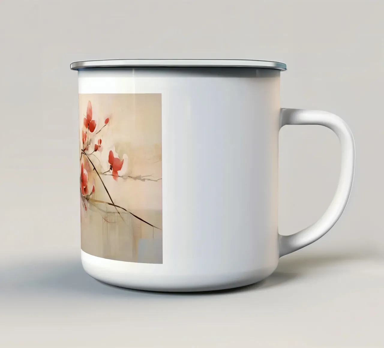 Fiore tazza in smalto da Imagine